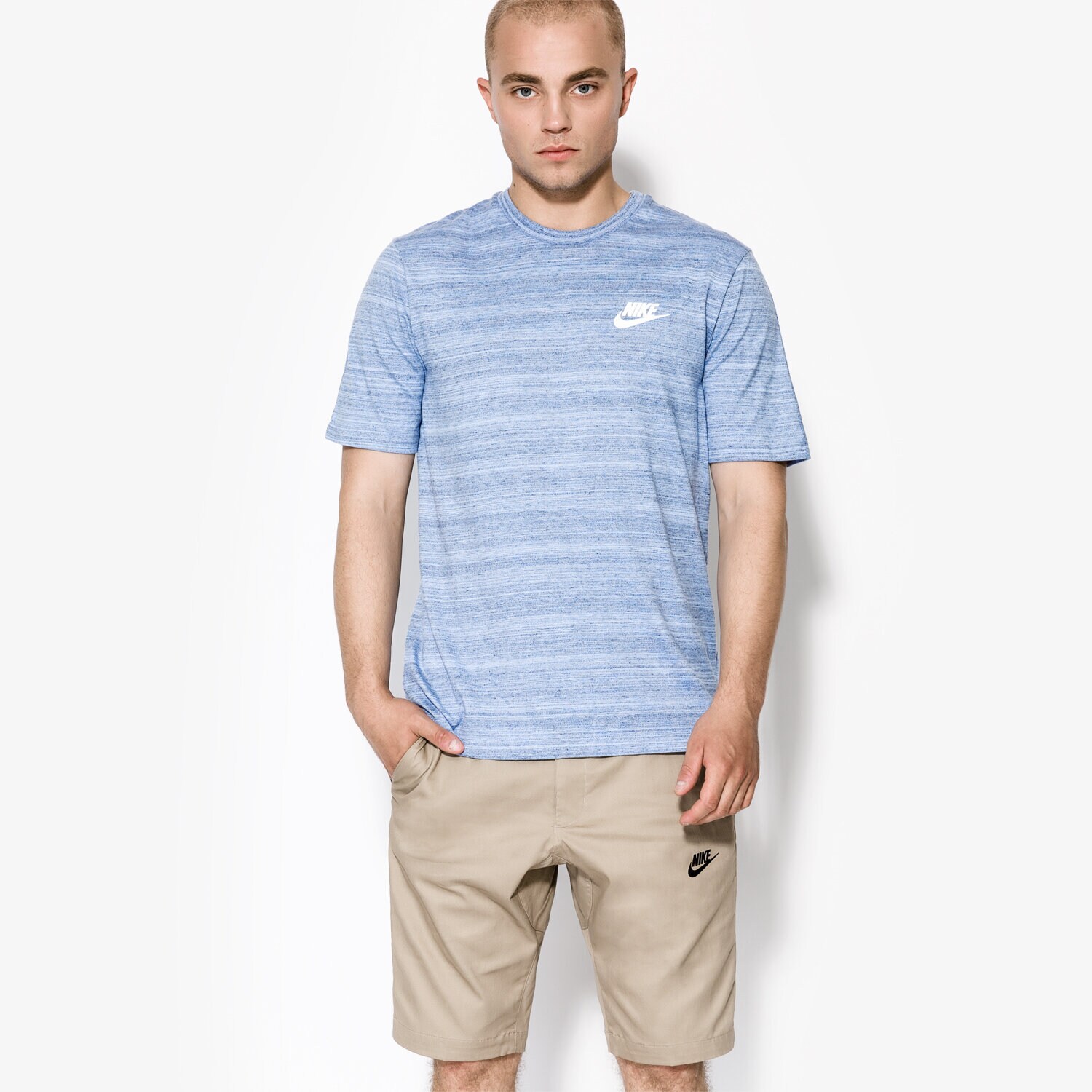 Herren T-Shirt NIKE T-SHIRT SS AV15 TOP SS KNIT 837010450 Blau