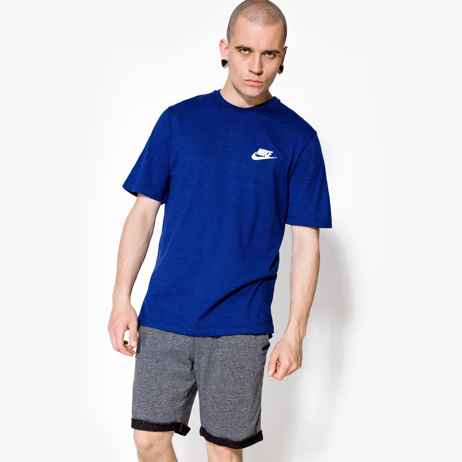 Herren T-Shirt NIKE T-SHIRT SS AV15 TOP SS KNIT 837010429 Dunkelblau