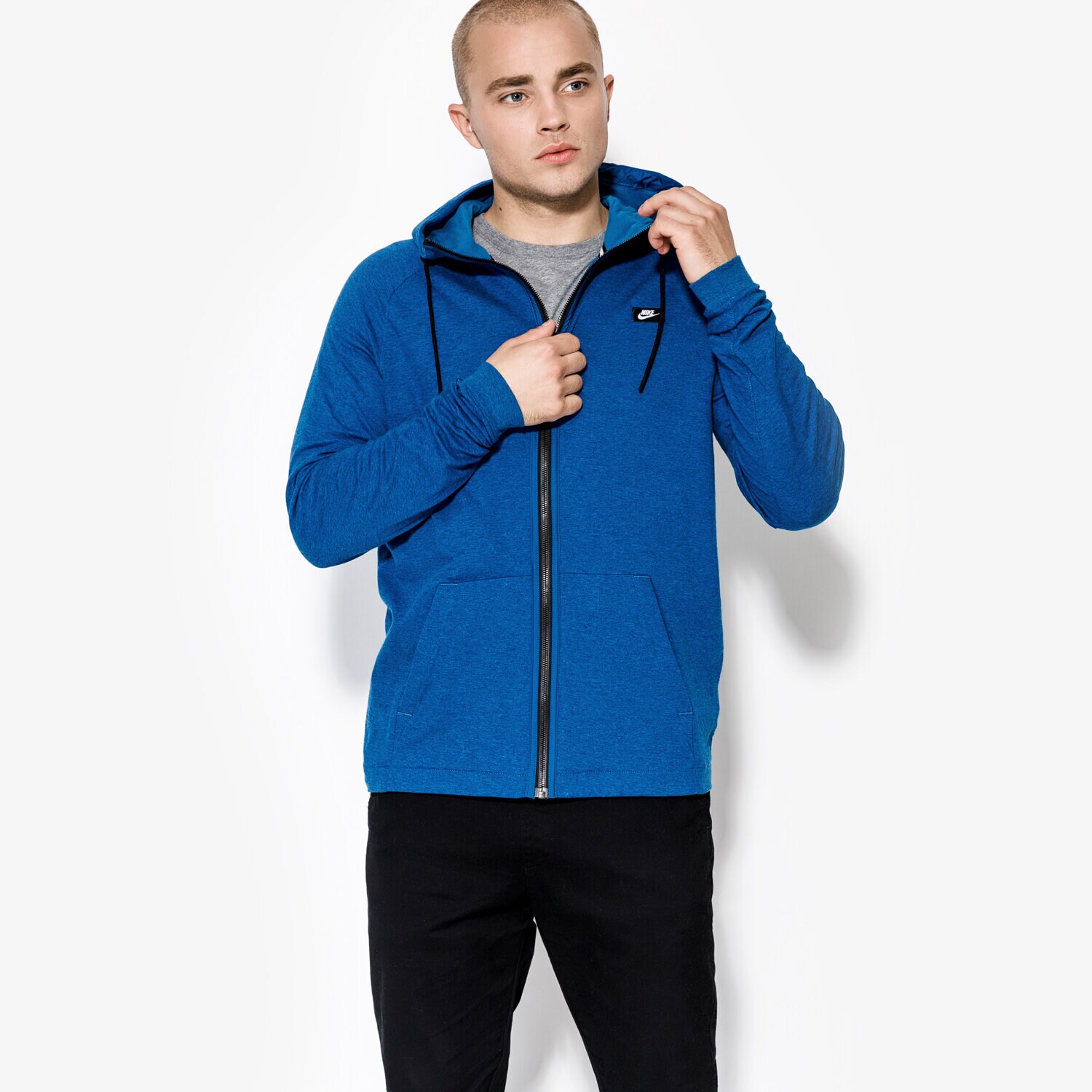 Herren NIKE SWEATSHIRT MODERN HOODIE FZ 832166457 Blau