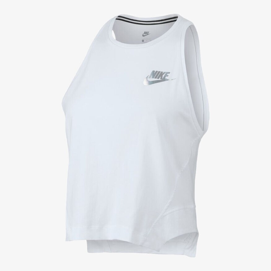 Damen T-Shirt NIKE TANK W NSW TANK CROP HOLOGRAM 886259100 Weiß