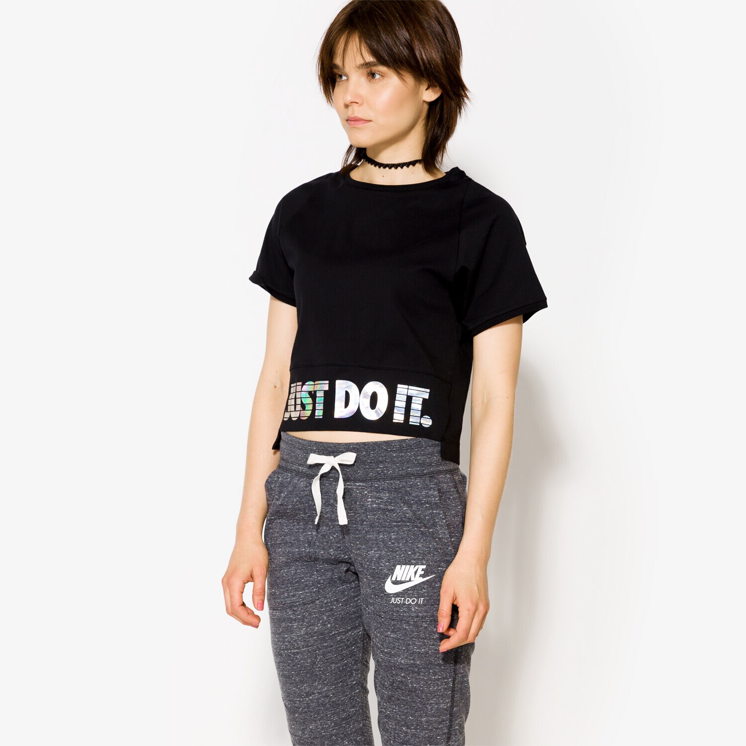 Damen T-Shirt NIKE T-SHIRT SS W NSW TOP SS HOLOGRAM 886263010 Weiß