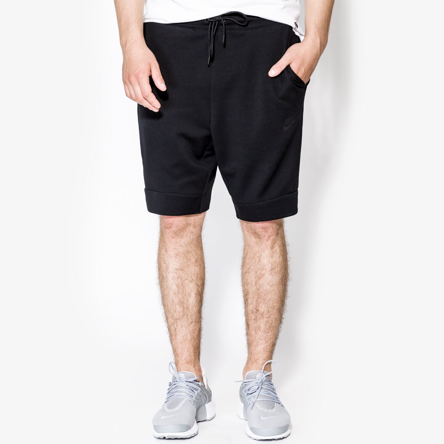 Herren Shorts NIKE SHORTS TCH FLC SHORT 805160010 Schwarz