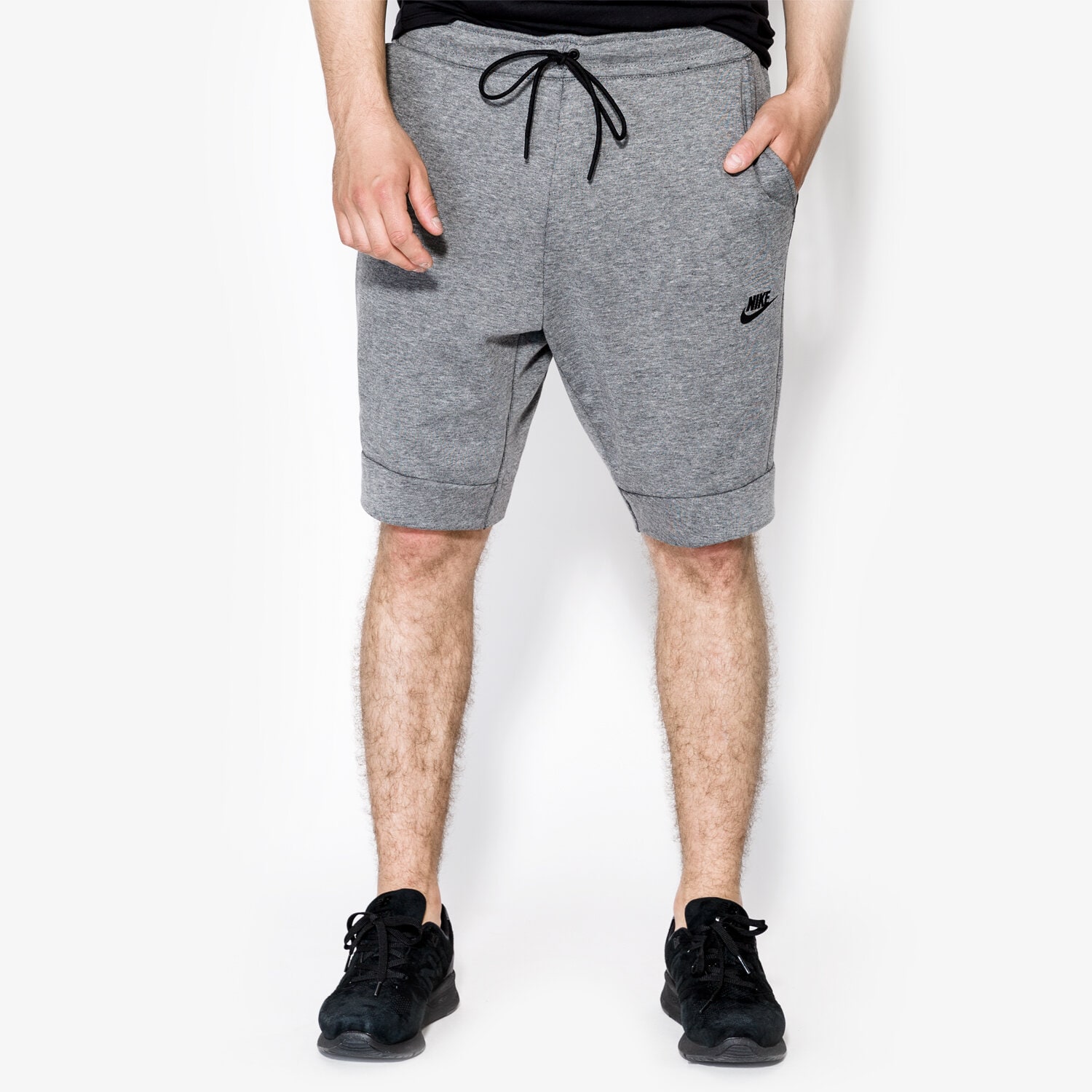 Herren Shorts NIKE SHORTS TCH FLC SHORT 805160091 Grau