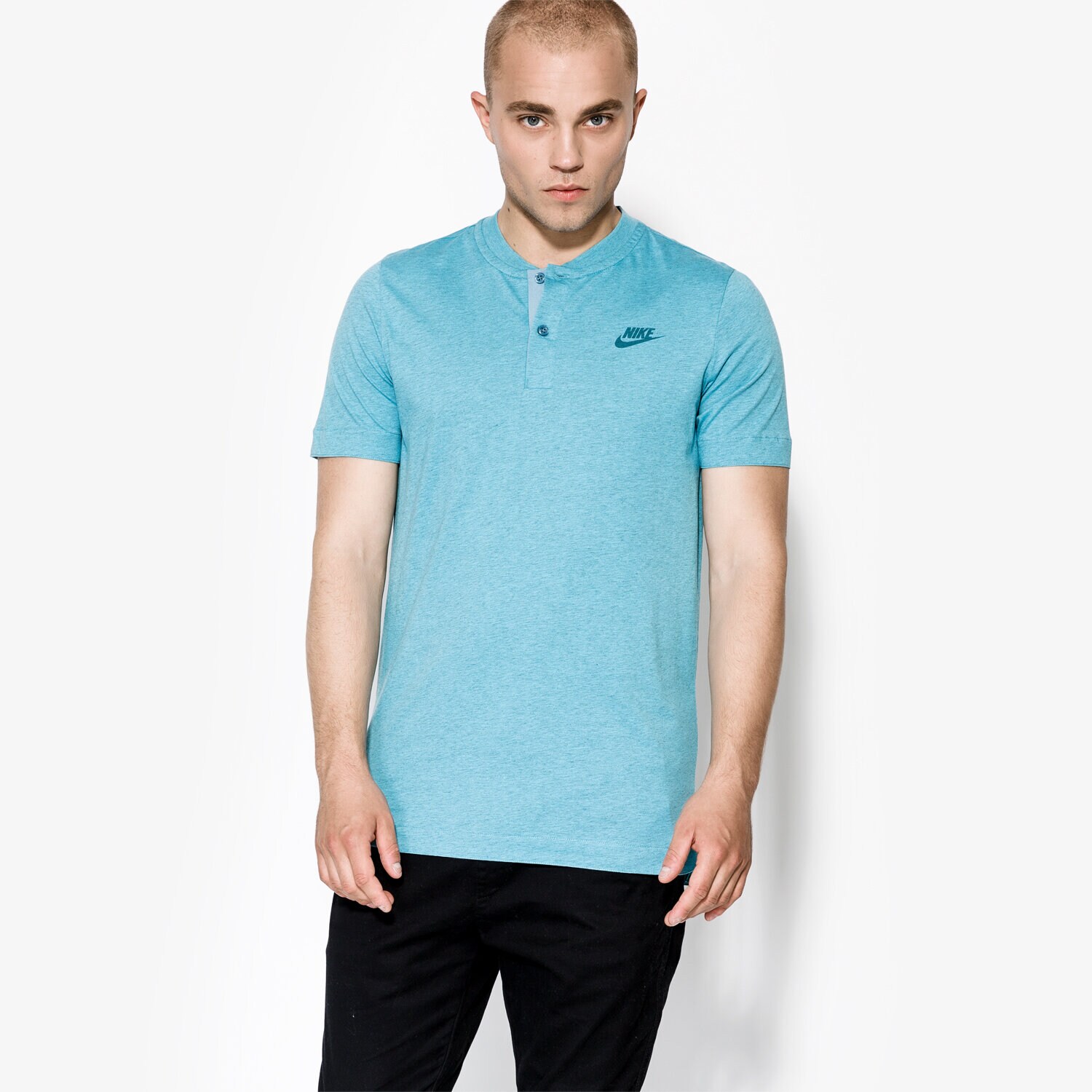 Herren Polo-Shirt NIKE POLO POLO KNT SU 834358499 Blau