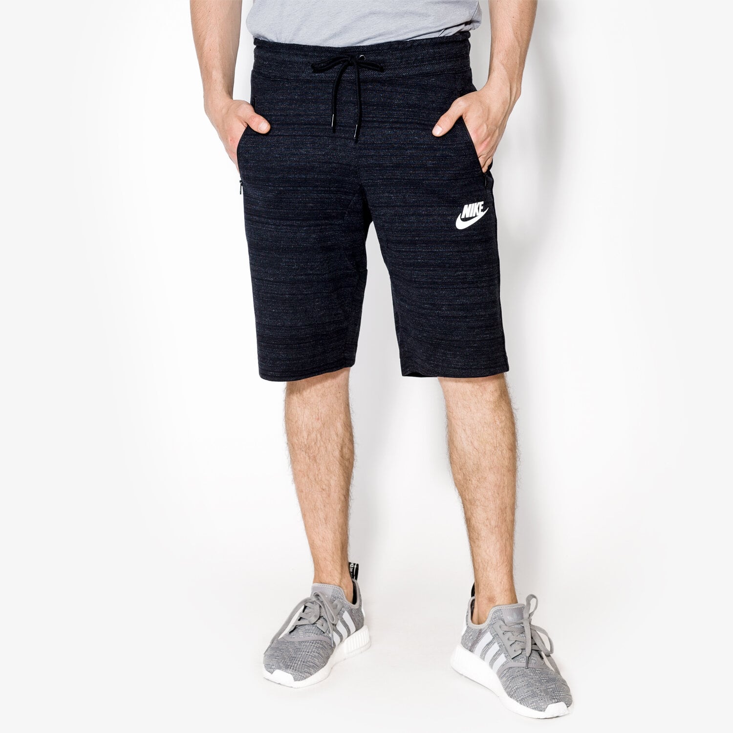Herren Shorts NIKE SHORTS AV15 SHORT KNIT 837014010 Schwarz