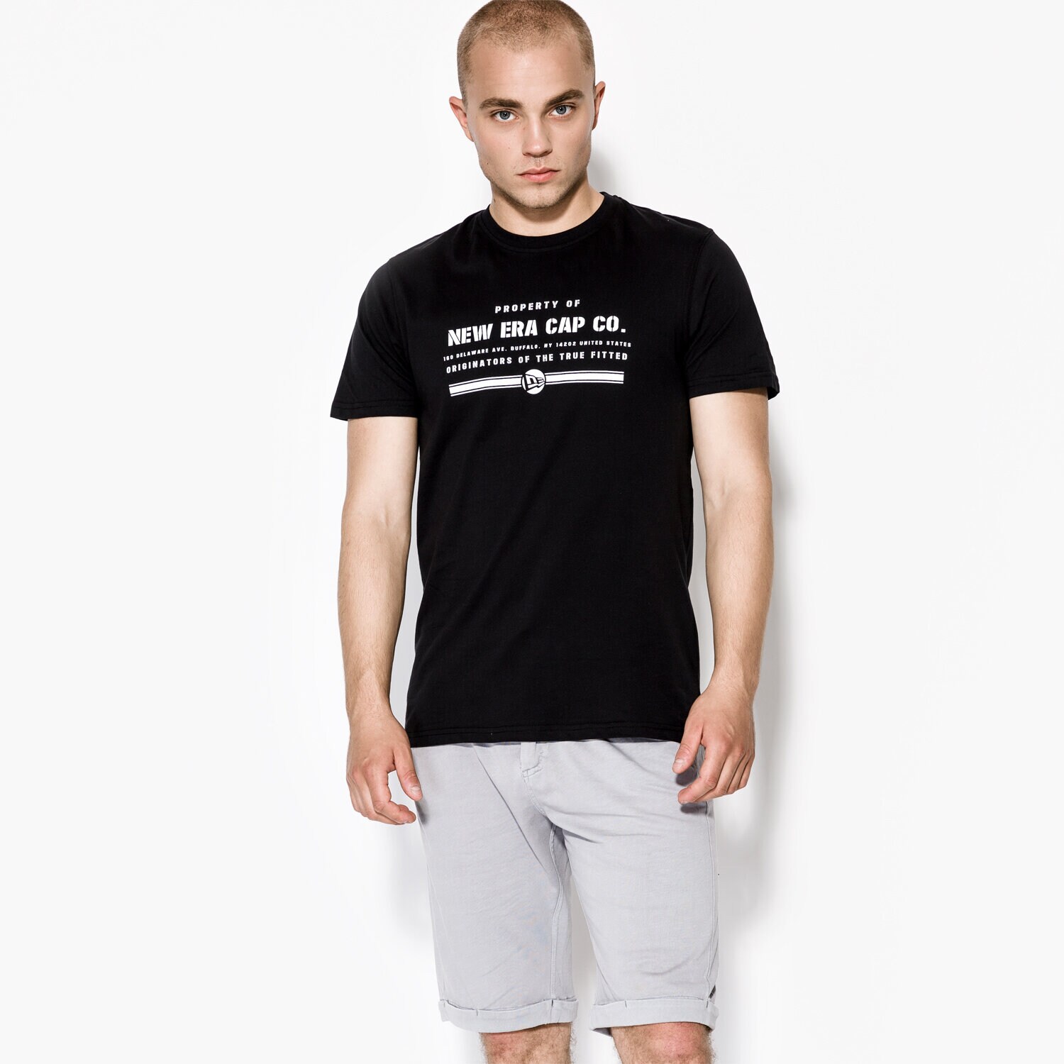 Herren T-Shirt NEW ERA T-SHIRT PROPERTY OF NE BLK 11475073 Schwarz