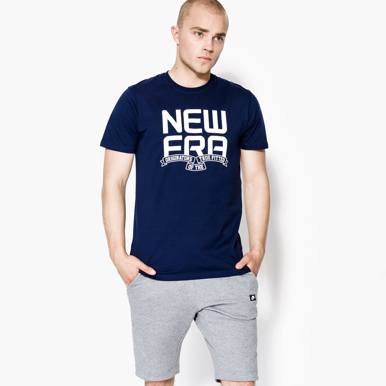Herren T-Shirt NEW ERA T-SHIRT STACK AND BANNER OSB 11475072 Dunkelblau
