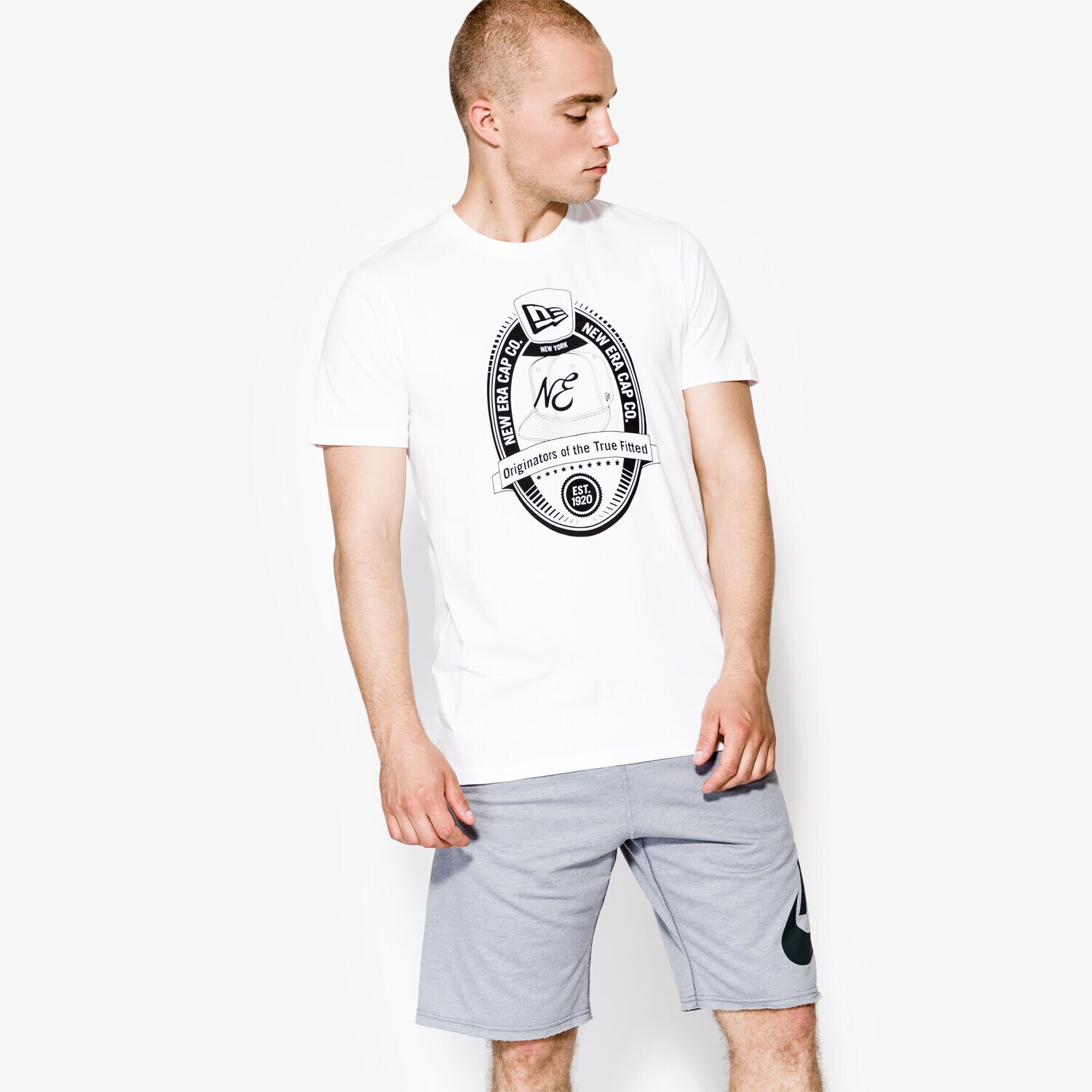 Herren T-Shirt NEW ERA T-SHIRT OTF WHT 11475074 Weiß