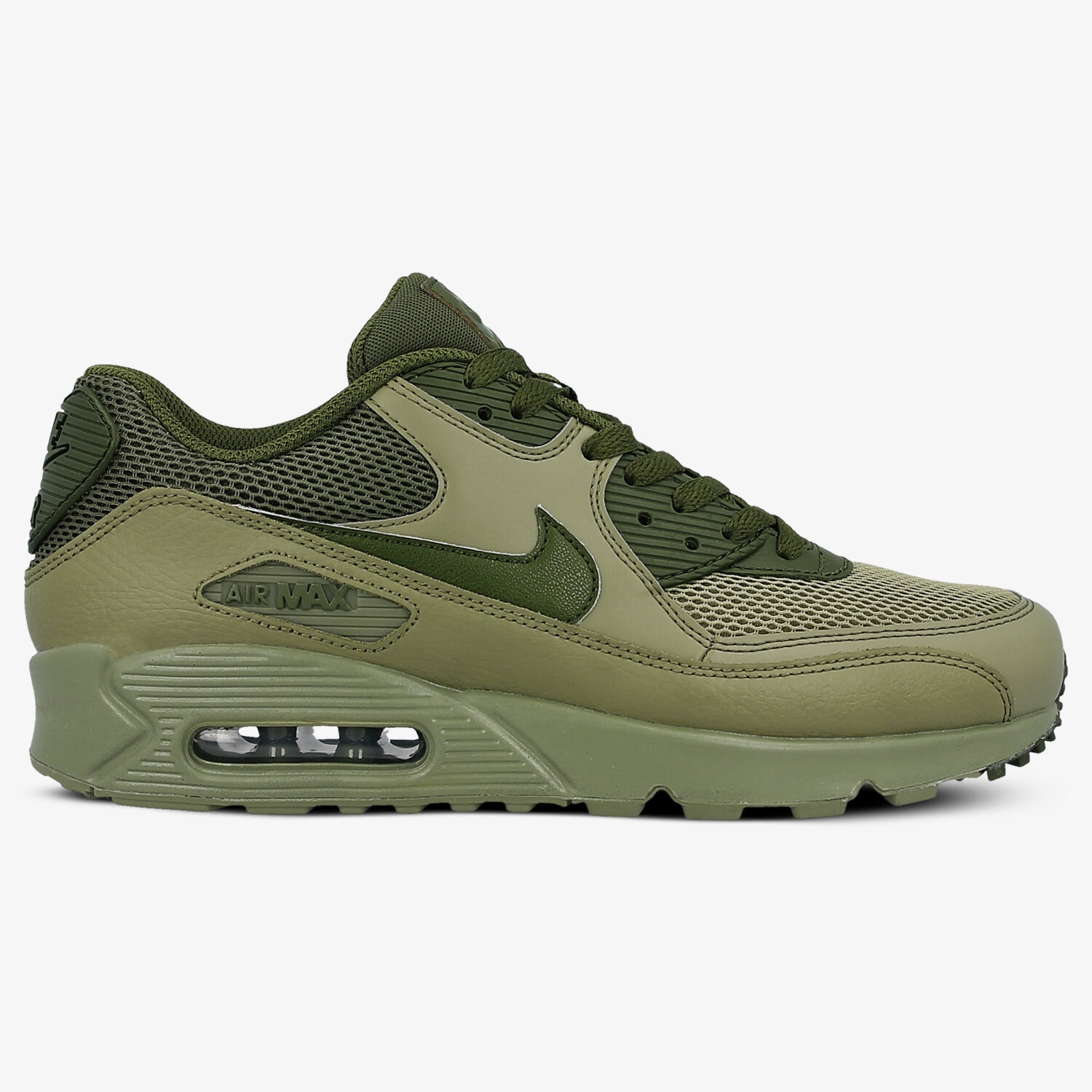 NIKE AIR MAX 90 ESSENTIAL Grun 537384 200 Sizeer