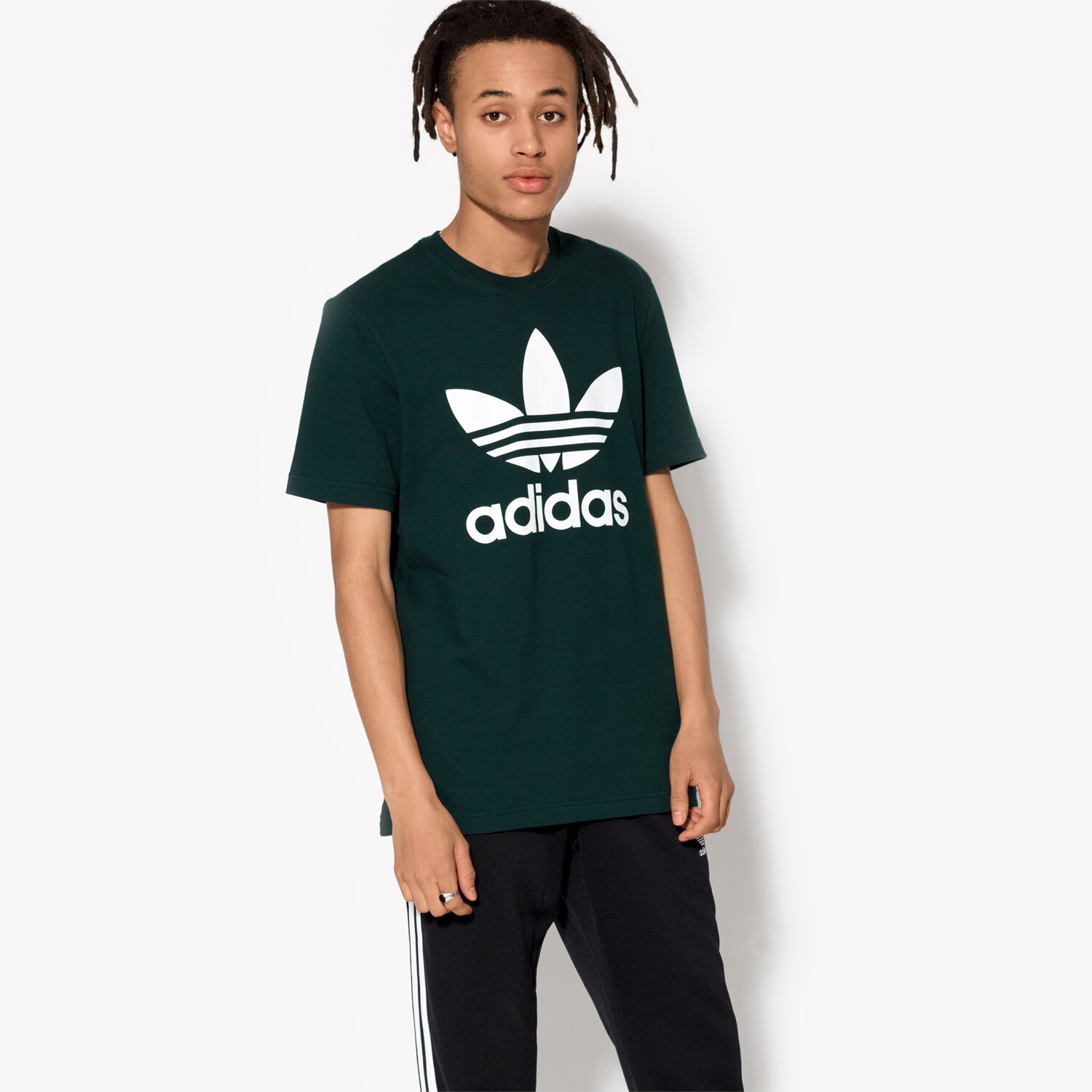 Herren T-Shirt ADIDAS T-SHIRT SS ORIG TREFOIL BQ7934 Grün