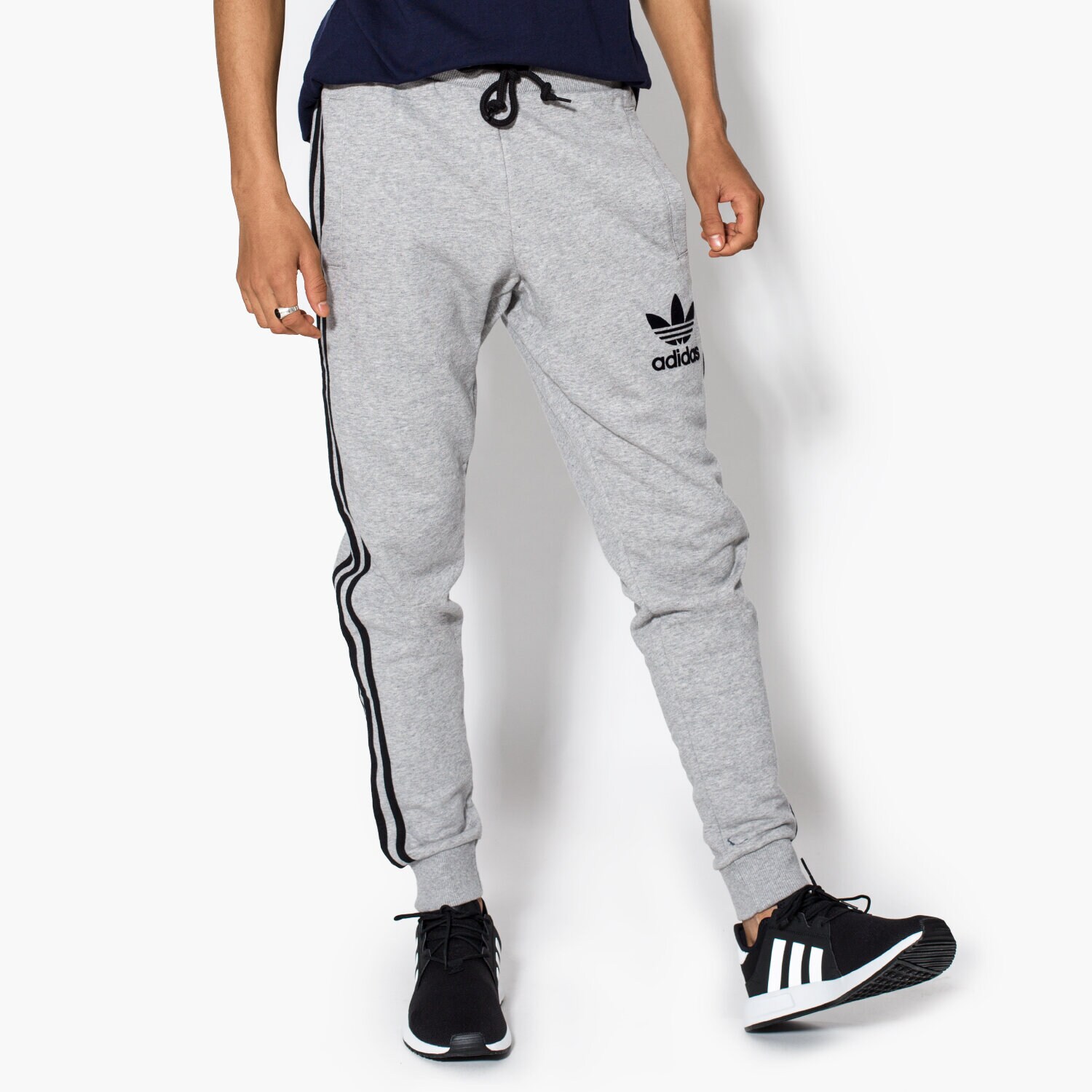 Herren Hosen ADIDAS HOSE 3STRIPED PANT BR2159 Grau