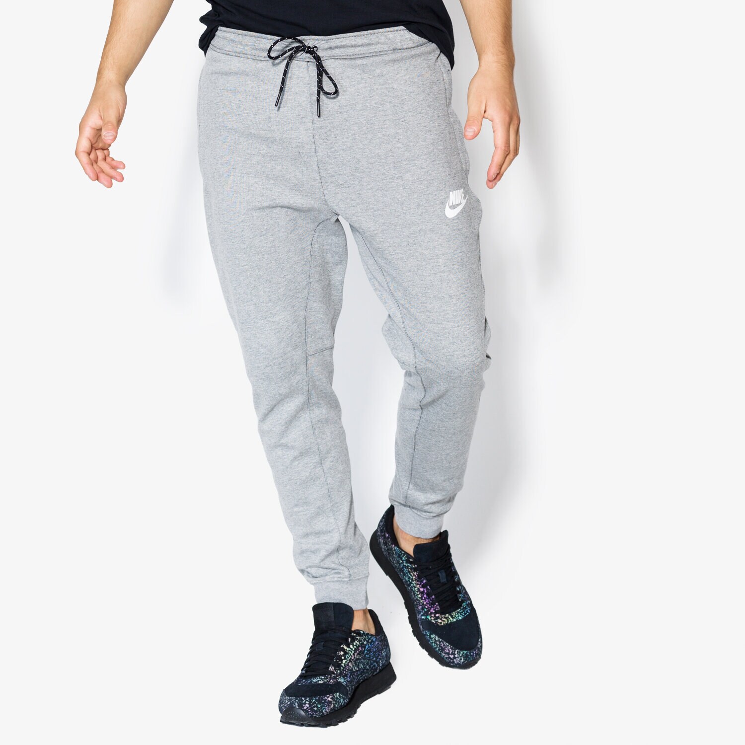 Herren Hosen NIKE HOSE AV15 JGGR FLC 861746063 Grau