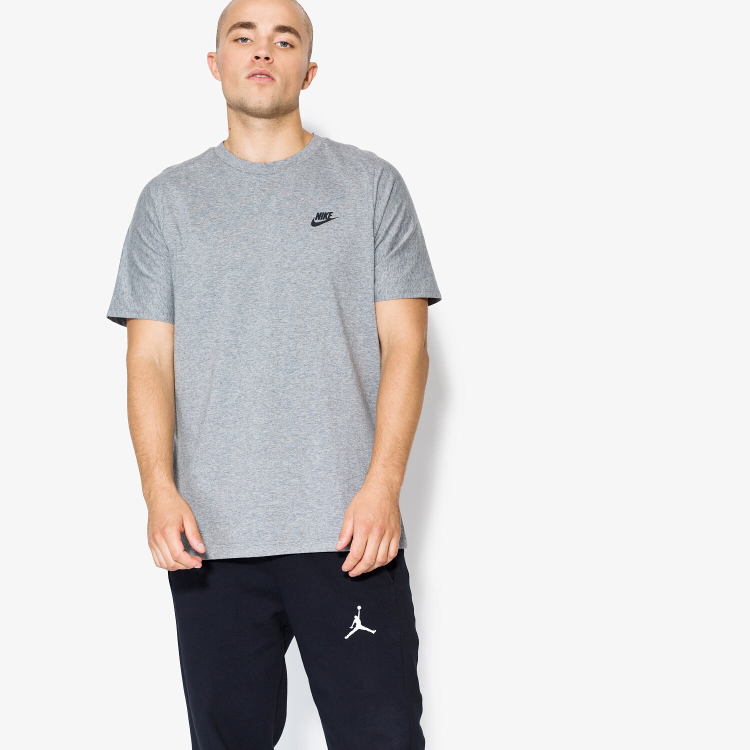 Herren T-Shirt NIKE T-SHIRT SS BND TOP SS 861520091 Grau