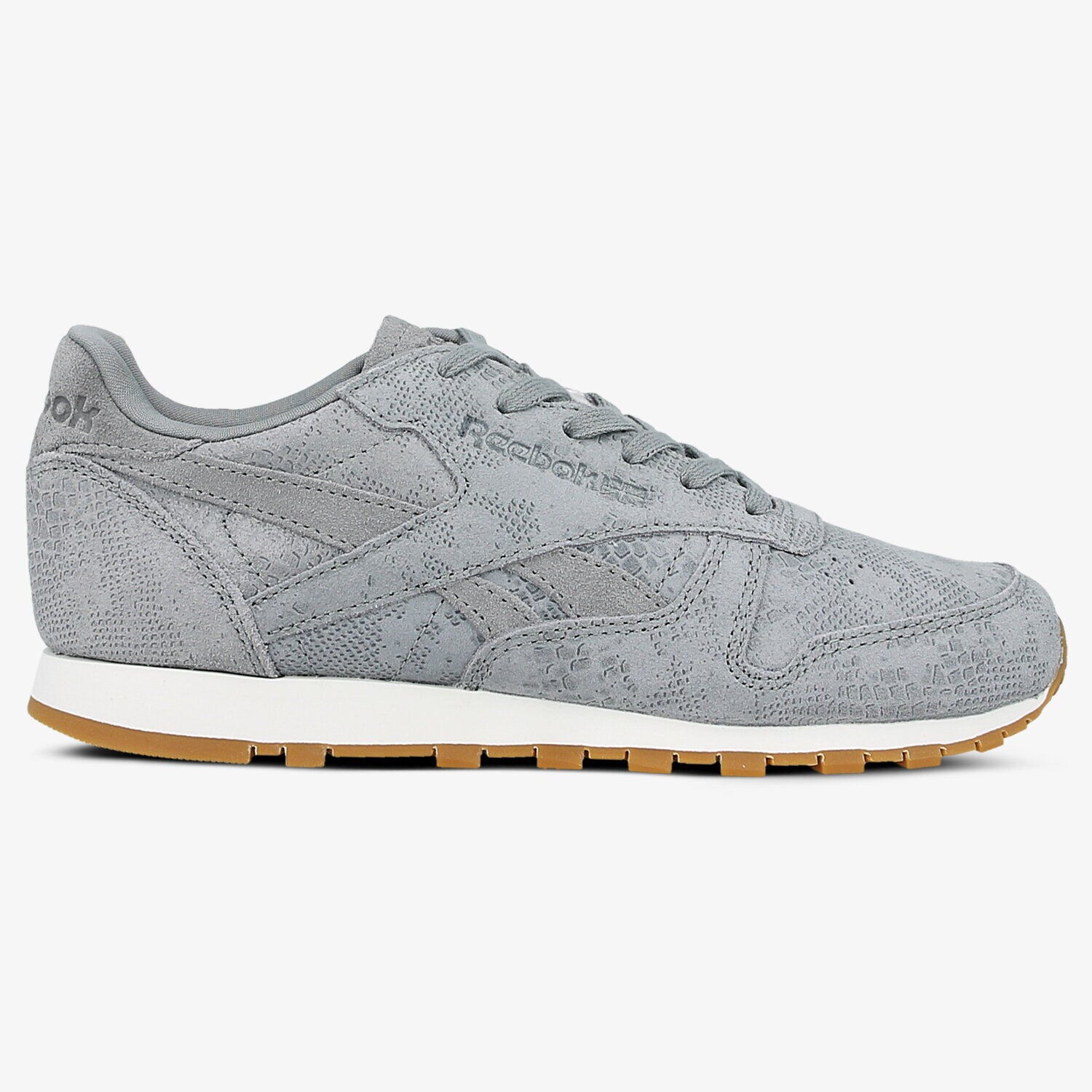 Damen Sneaker REEBOK CL LTHR CLEAN EXOTICS BS8228 Grau