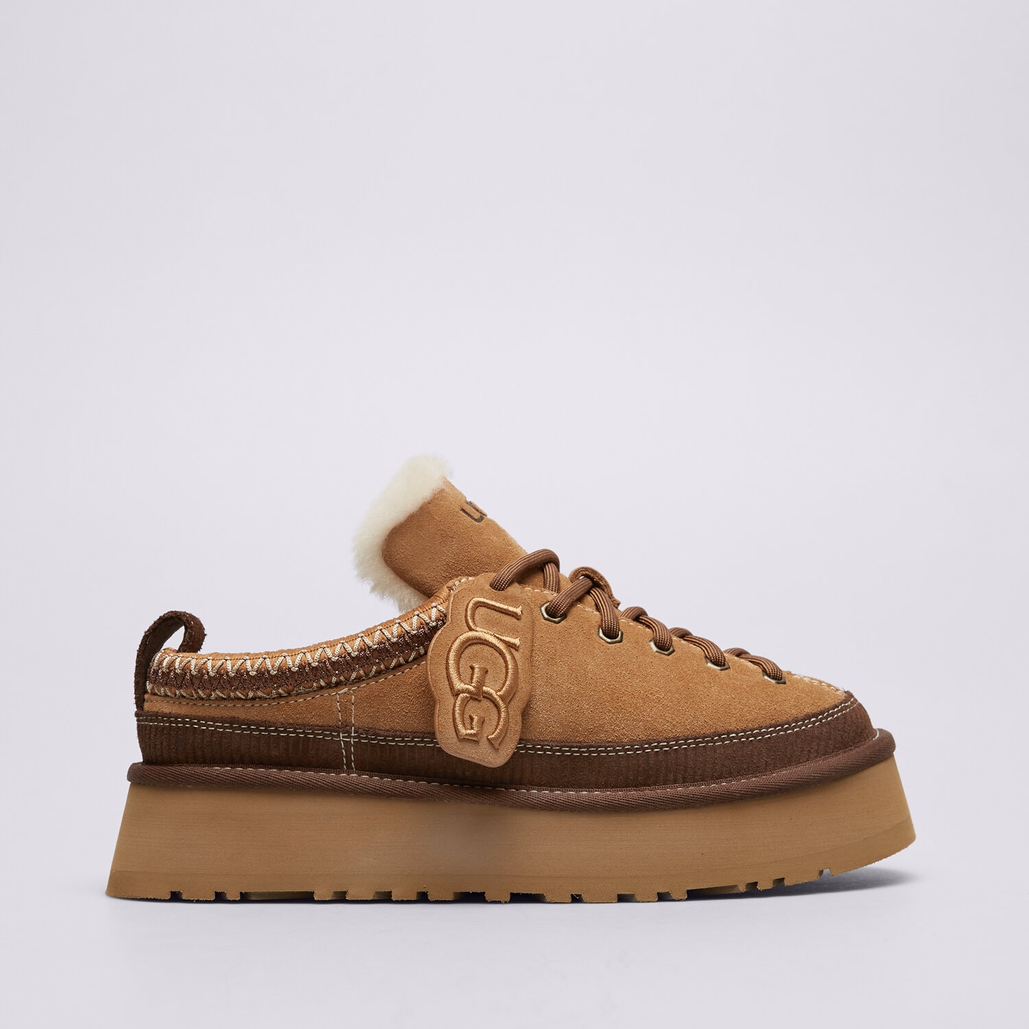 Damen UGG HERITAGE LACE-UP SLIPPER 1180361-CHE Braun