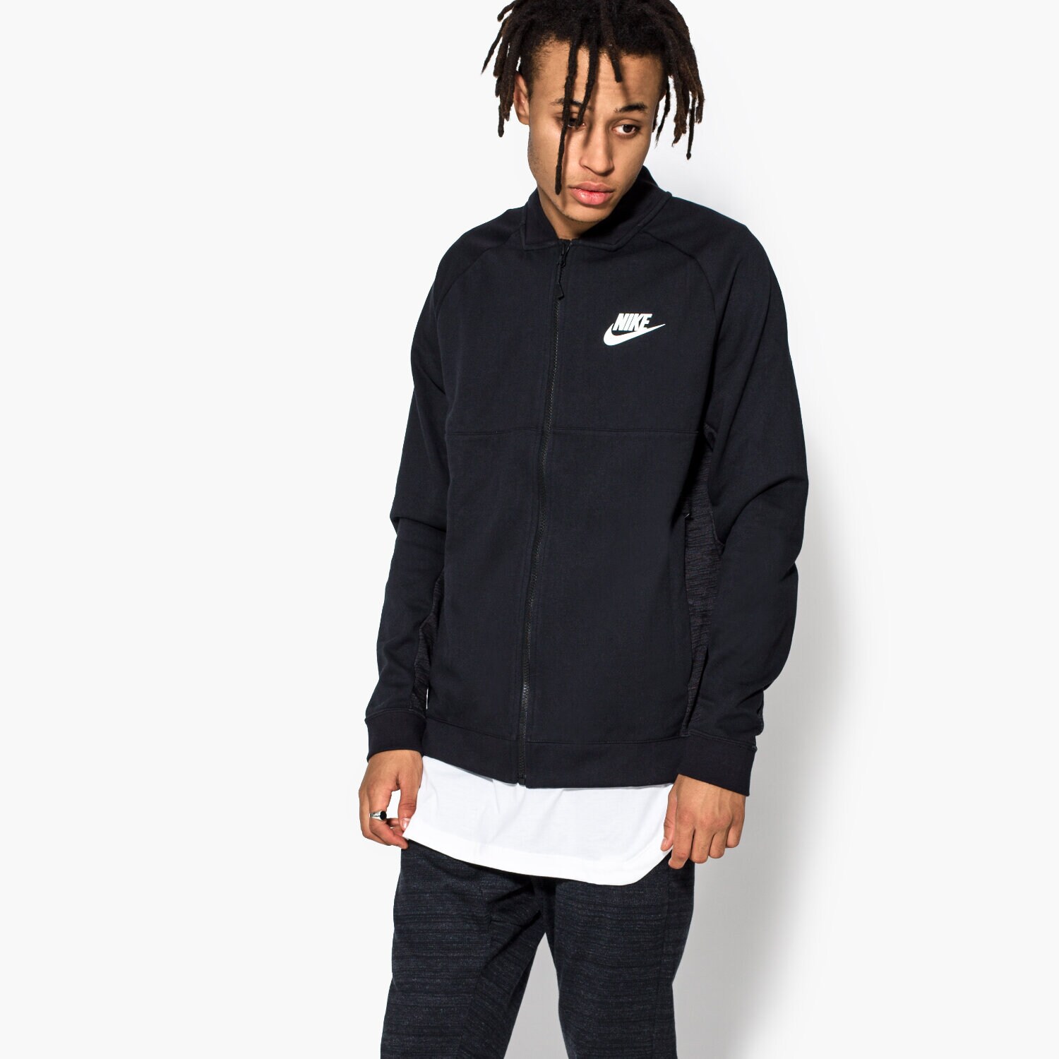 Herren NIKE SWEATSHIRT AV15 JKT FLC 861736010 Schwarz