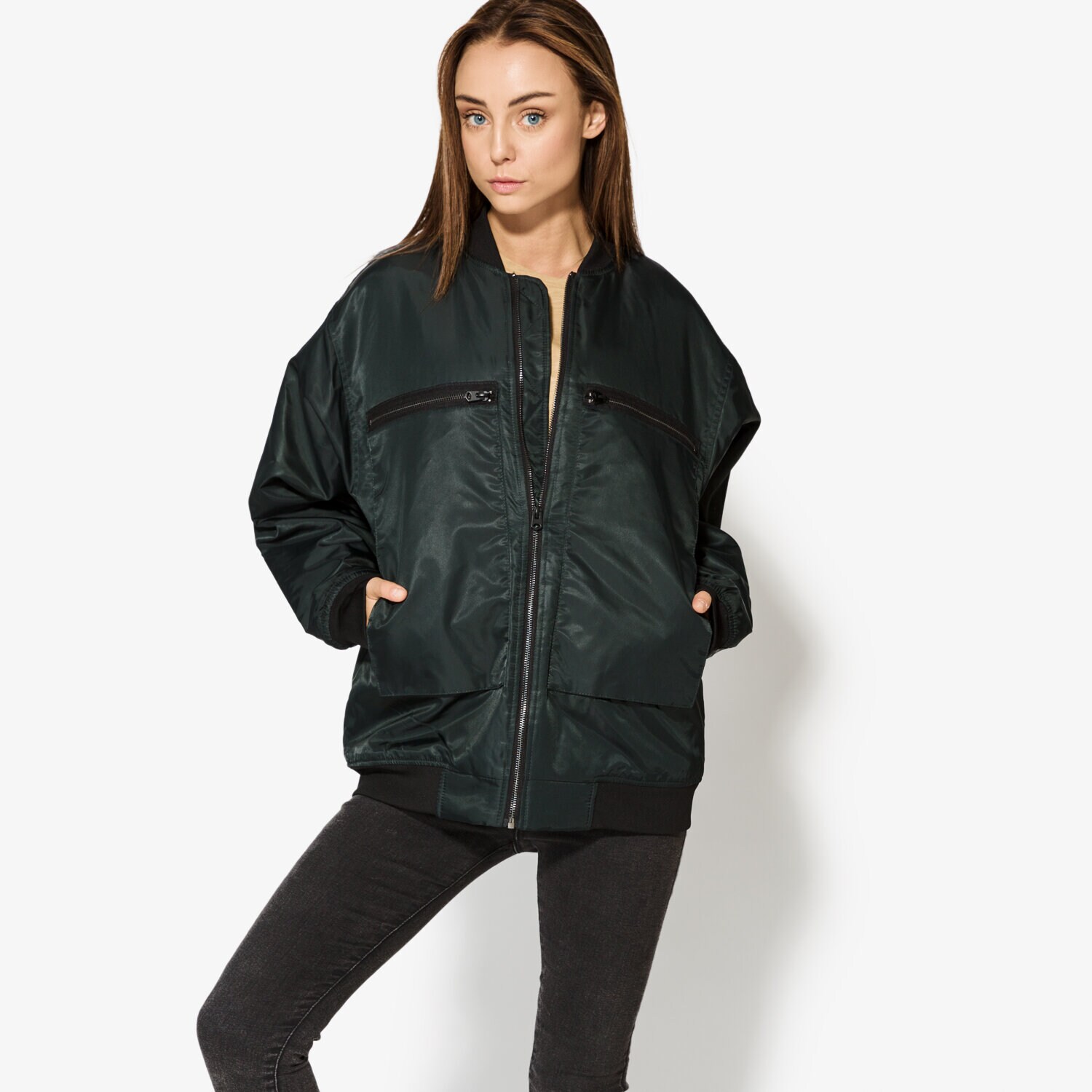 Damen Übergangsjacke CONFRONT JACKE MUSK CF37KUD02001 Grün