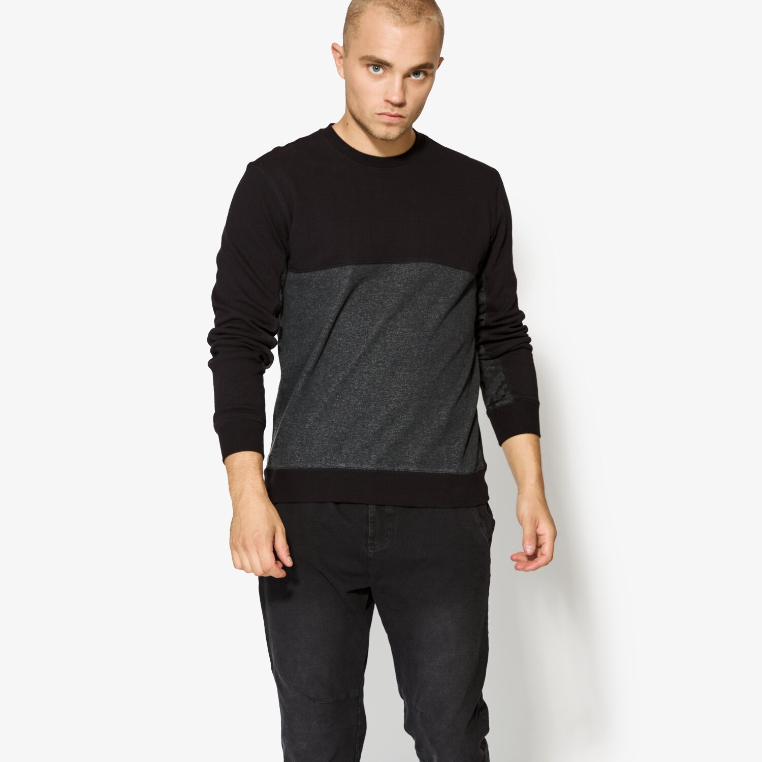 Herren CONFRONT SWEATSHIRT ARNICA CF37BLM13001 Schwarz