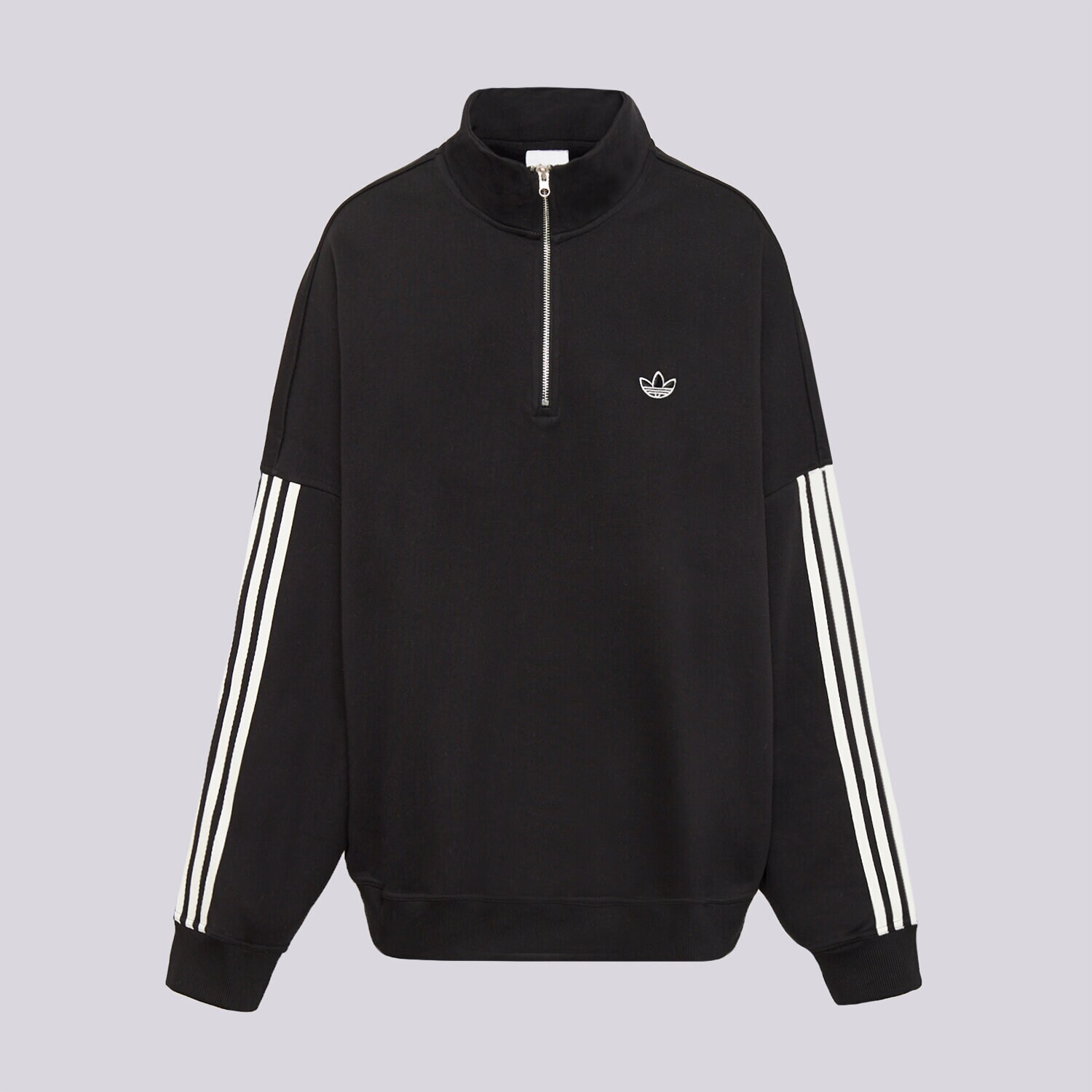 Herren ADIDAS SWEATSHIRT 1/2 ZIP SIGNATURE LD3755 Schwarz
