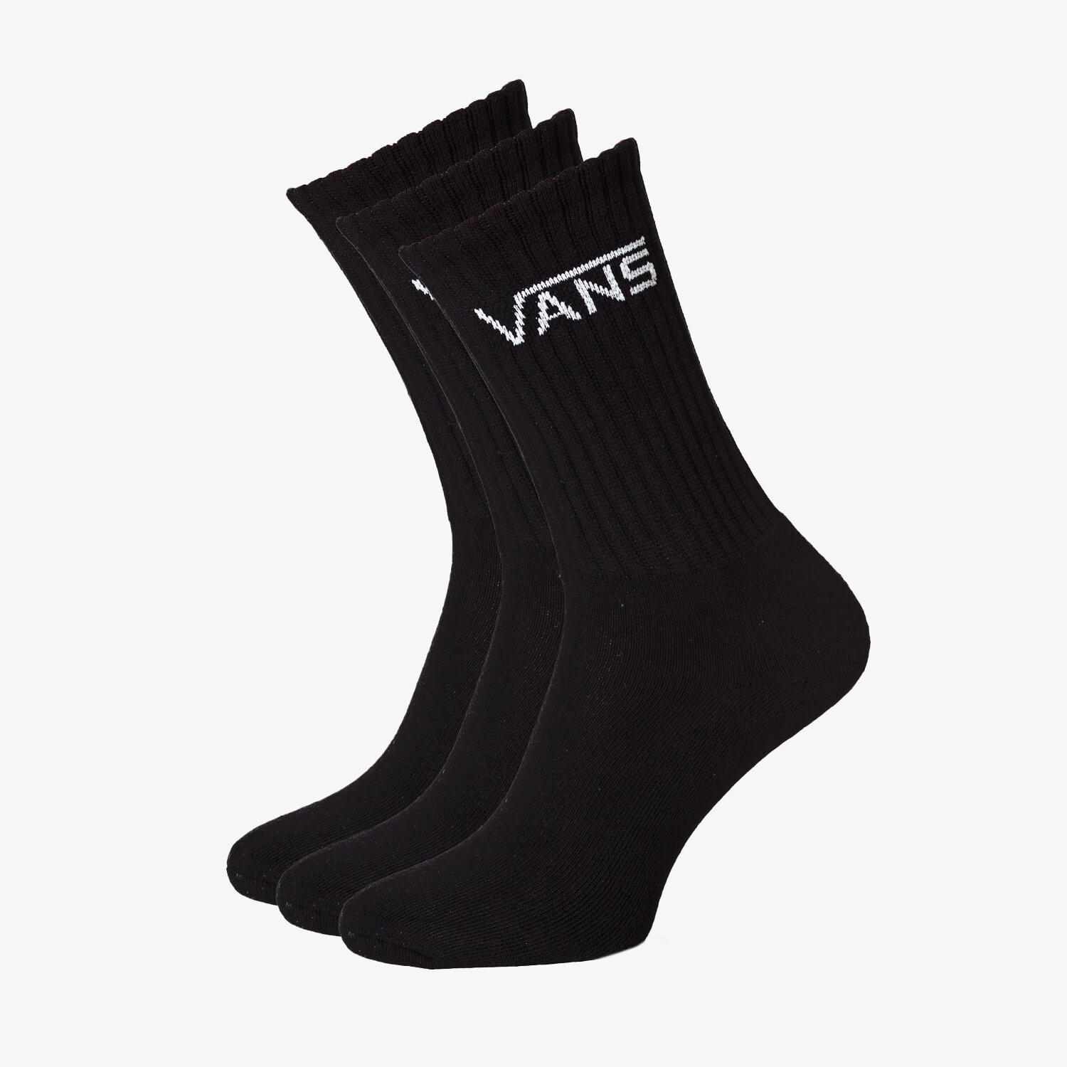 Damen Socken VANS SOCKEN CLASSIC CREW (6.5-9, 3PK) VN000XRZBLK1 Schwarz