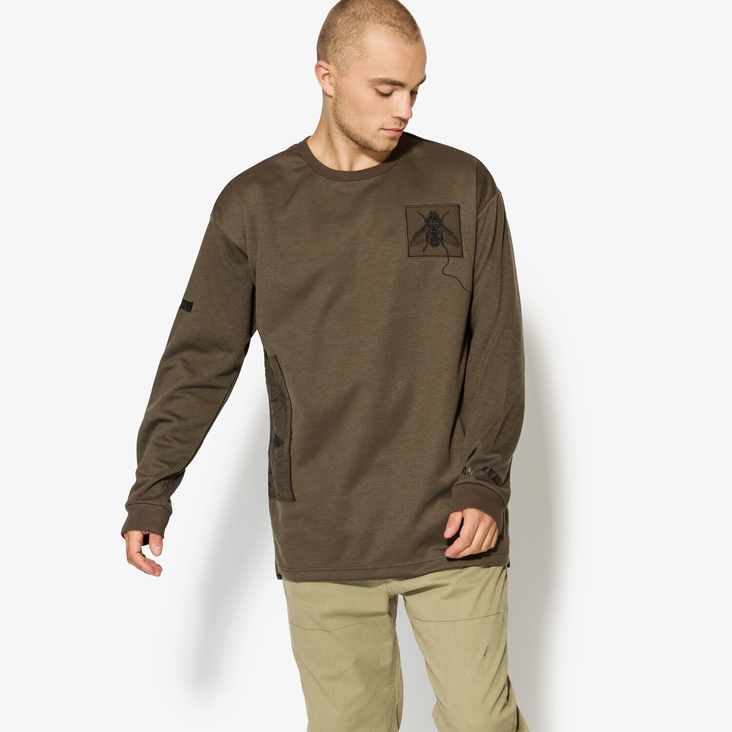 Herren CONFRONT SWEATSHIRT JUNIPER CF37BLM03001 Braun