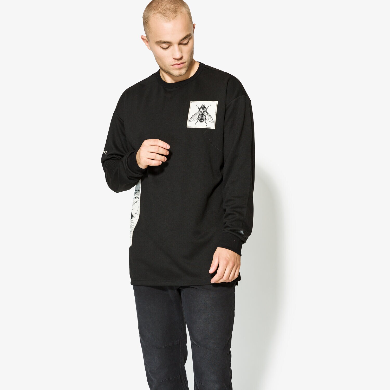 Herren CONFRONT SWEATSHIRT JUNIPER CF37BLM03002 Schwarz