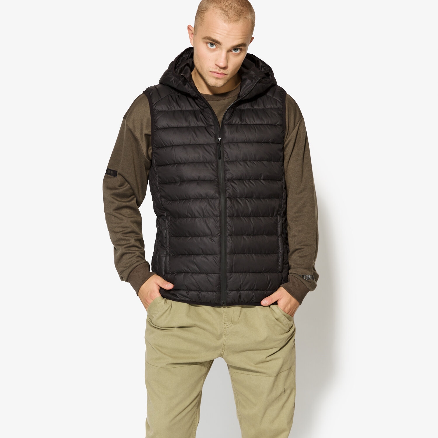 Herren Weste CONFRONT WESTE HEMP CF37KAM03001 Schwarz