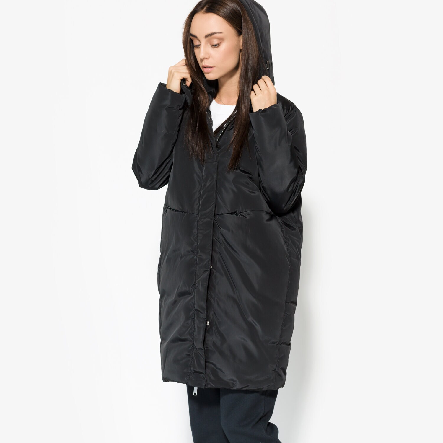 Damen Winterjacke CONFRONT JACKE LICORICE CF37KUD01001 Schwarz