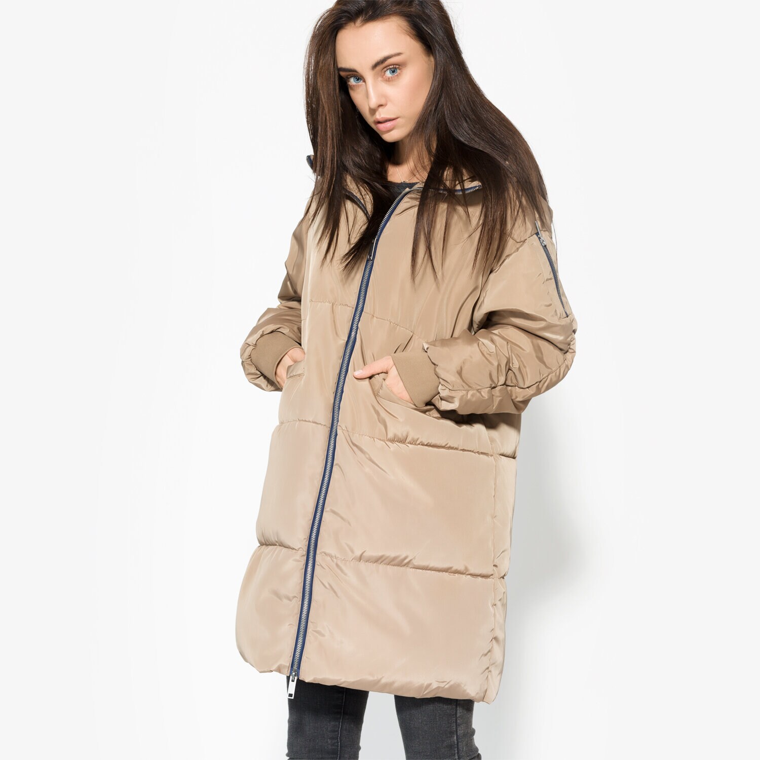 Damen Winterjacke CONFRONT JACKE VANILLA CF37KUD04001 Beige