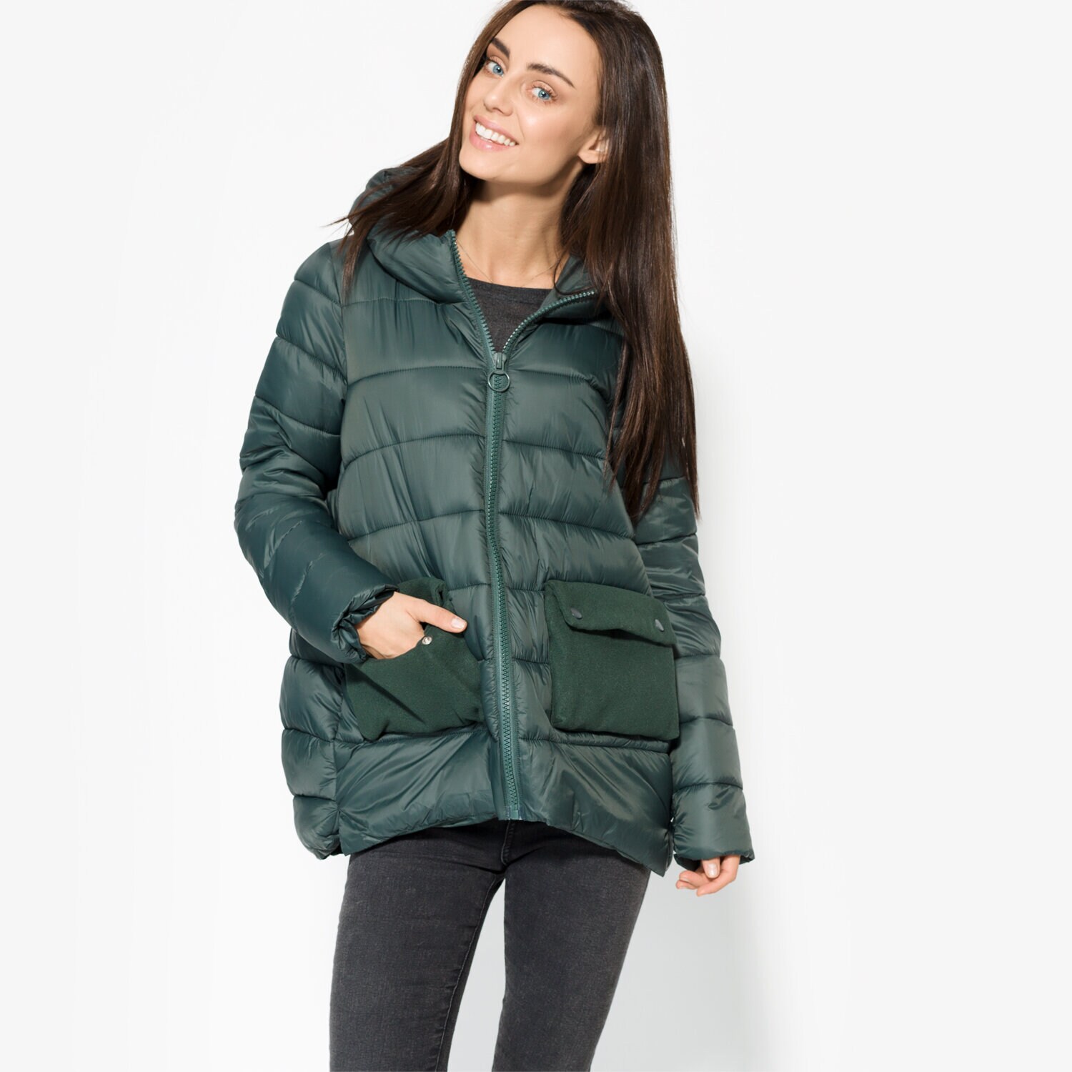 Damen Winterjacke CONFRONT JACKE UNIPE CF37KUD25001 Grün
