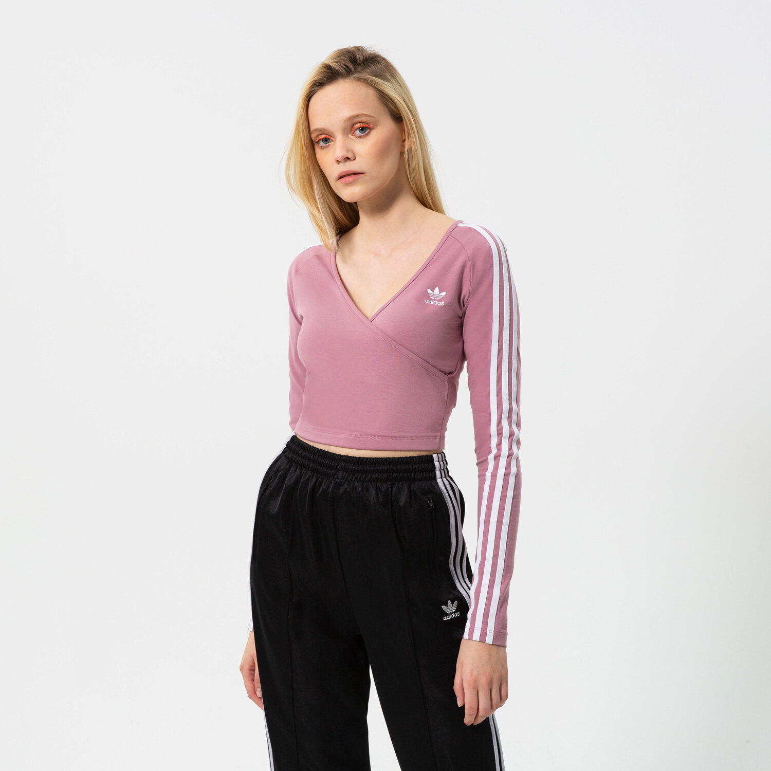 Damen T-Shirt ADIDAS T-SHIRT LONG SLEEVE HE4957 Rosa