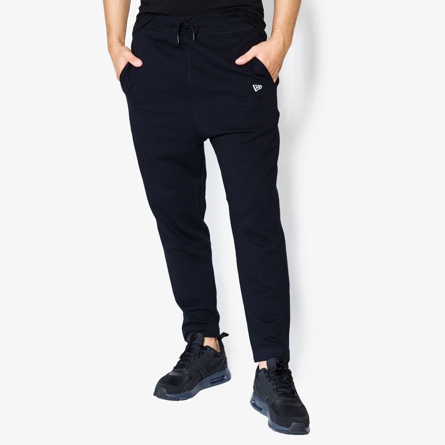 Herren Hosen NEW ERA HOSE ORIGINATORS TRK PANT NE BLK 11459477 Schwarz