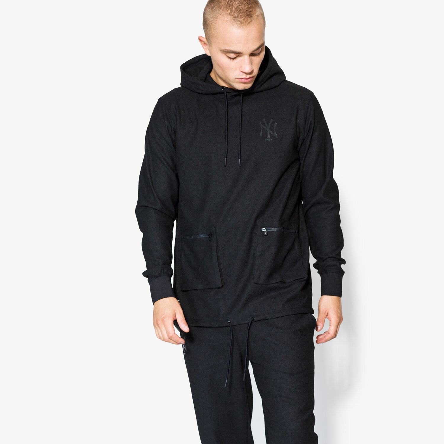 Herren NEW ERA SWEATSHIRT STEALTH PO NY YANKEES BLK 11459467 Schwarz