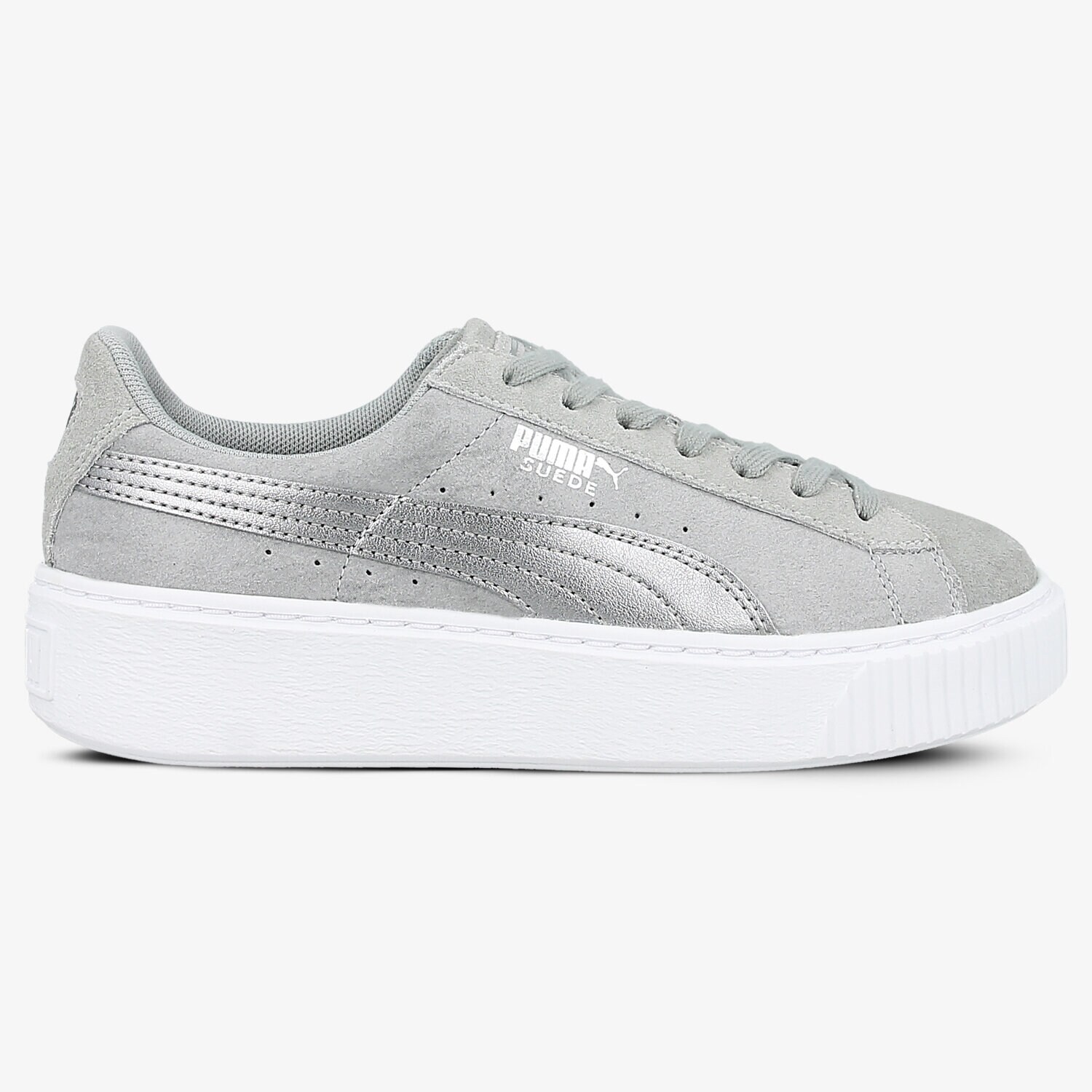 Damen Sneaker PUMA BASKET PLATFORM MET SAF 36459402 Grau