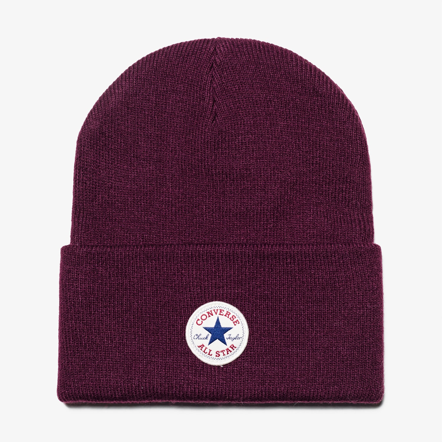 Kinder Mütze CONVERSE MÜTZE TALL CUFF WATCHCAP KNIT 561387 Dunkelrot