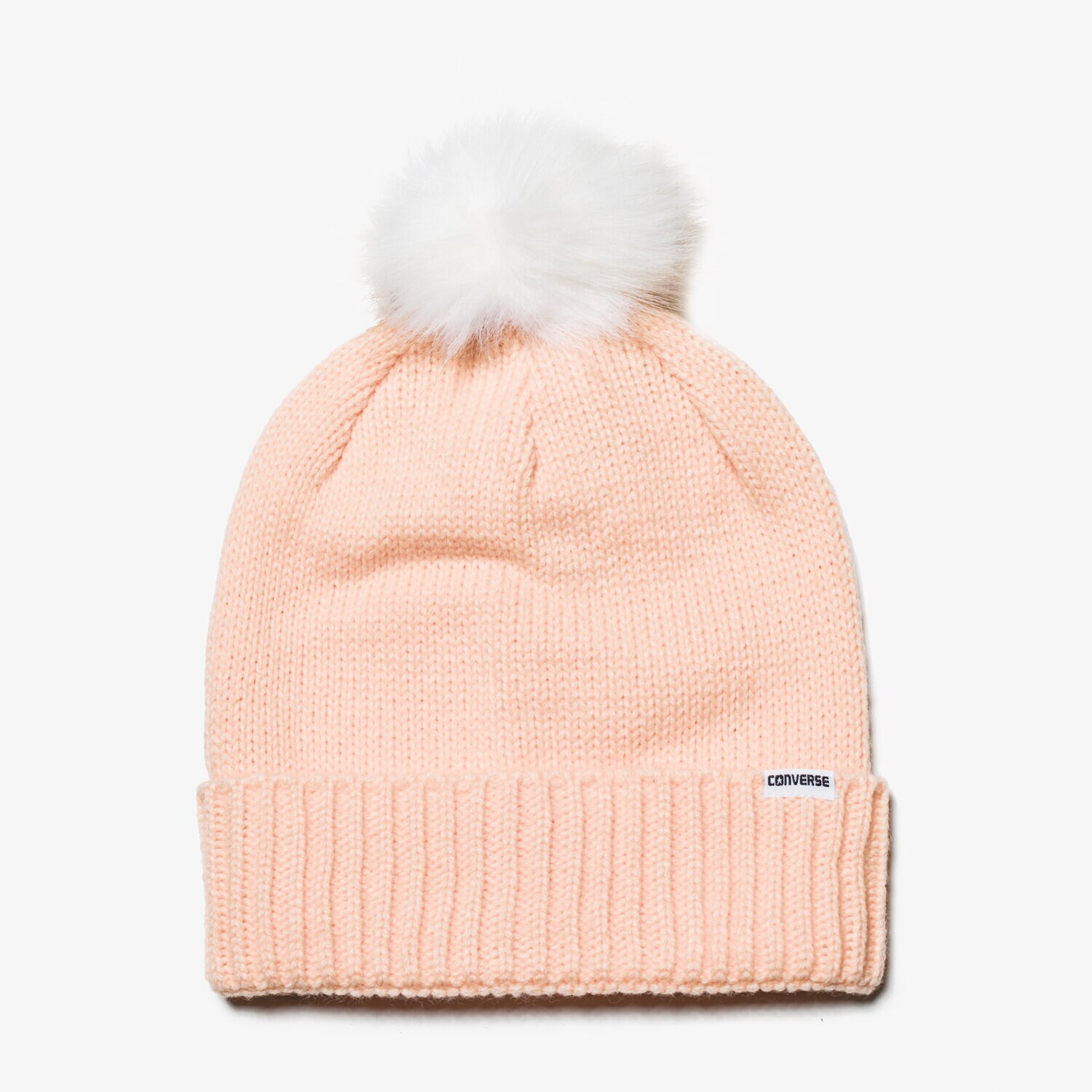 Kinder Mütze CONVERSE MÜTZE WINTER FUR POM KNIT 562421 Rosa