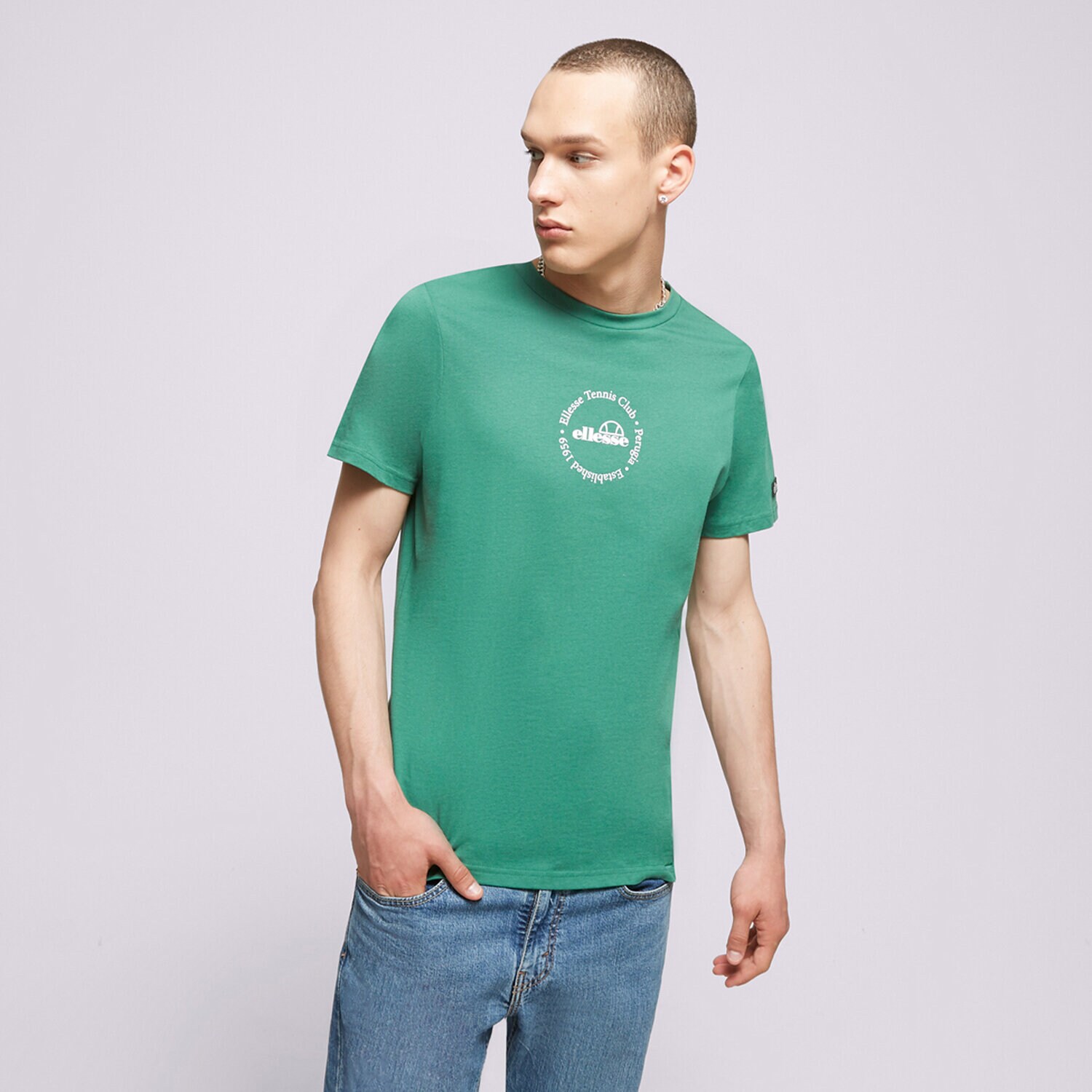 Damen T-Shirt ELLESSE T-SHIRT MELODI TEE GREEN SGR17618503 Grün