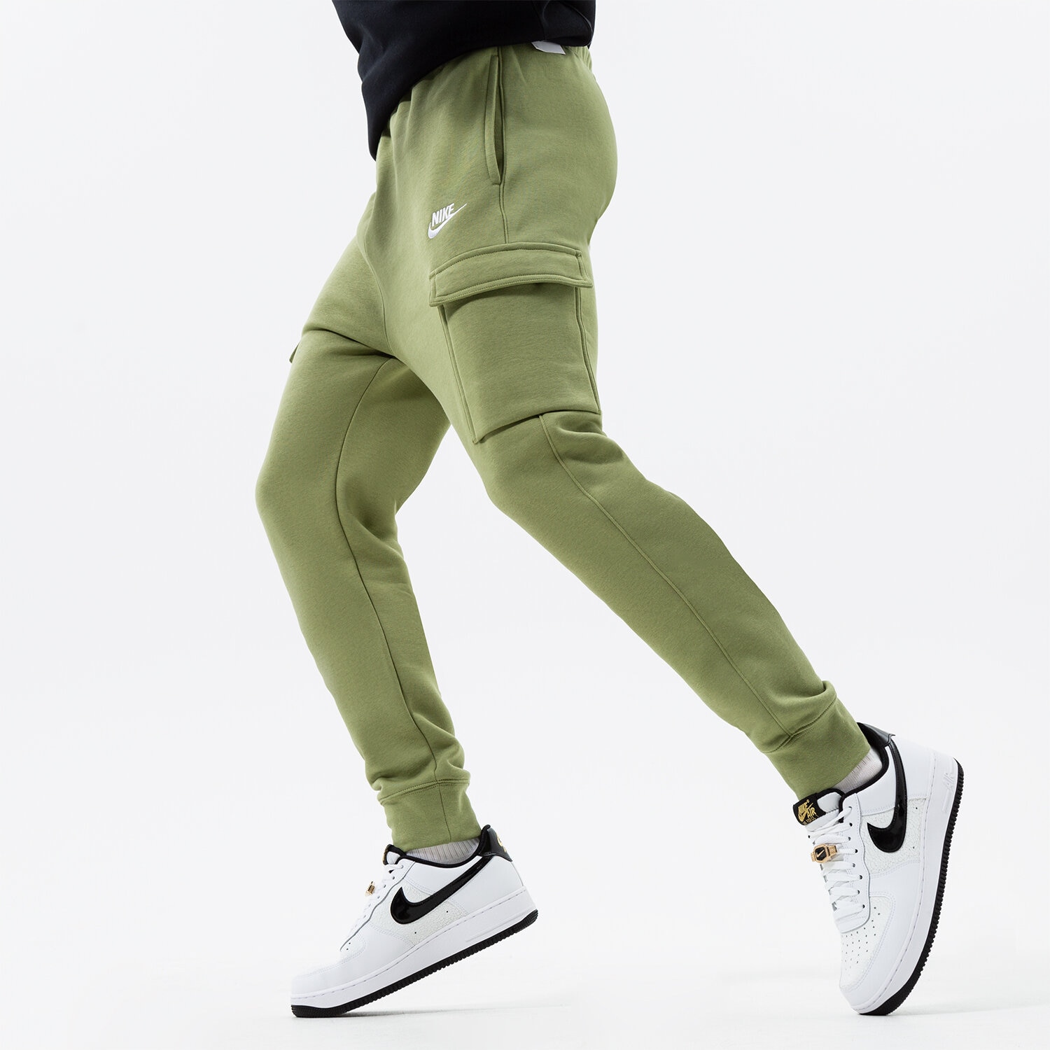 Herren Hosen NIKE HOSE SPORTSWEAR CLUB FLEECE CARGO CD3129-334 Grün