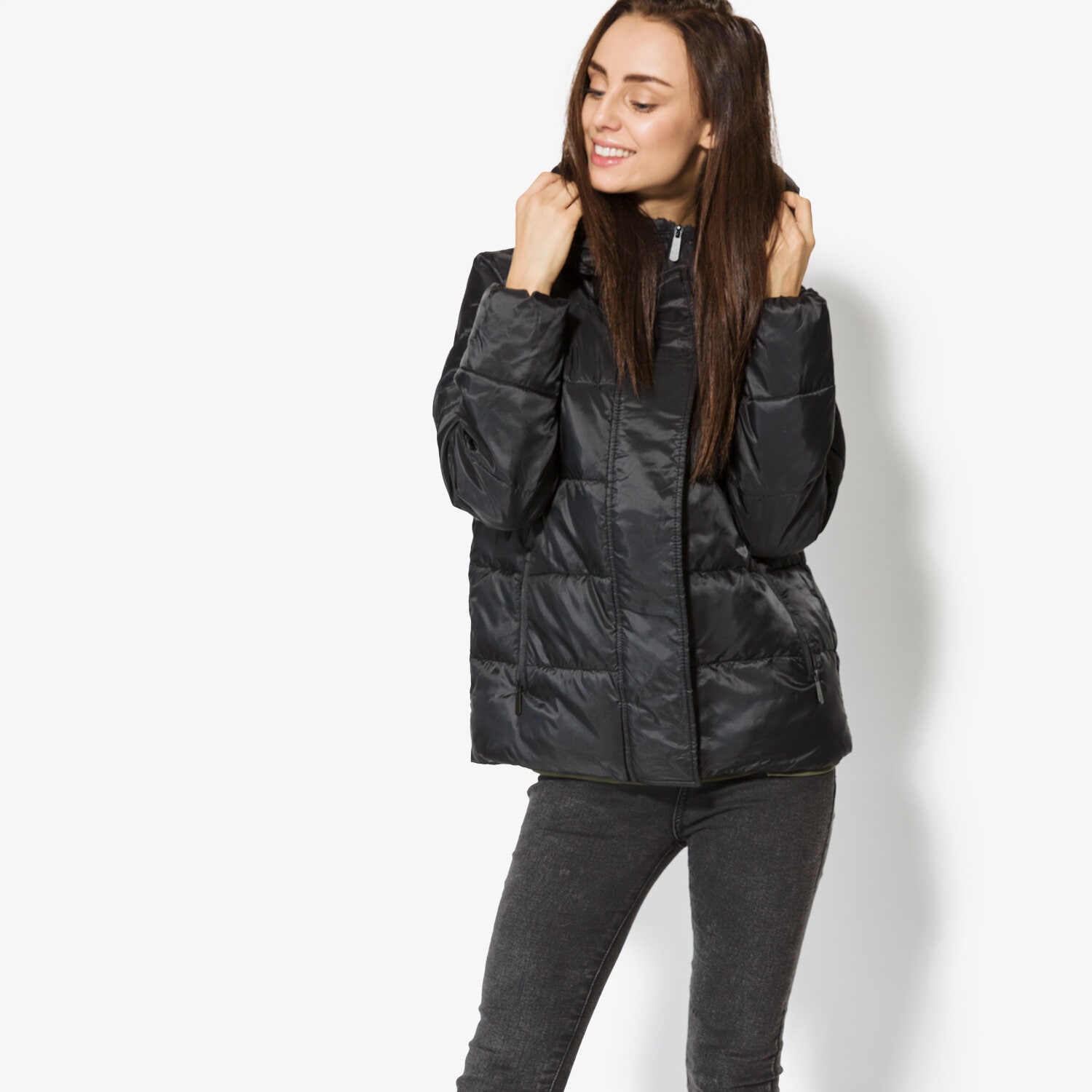 Damen Winterjacke CONFRONT JACKE KIM CFV37KUD03001 Schwarz