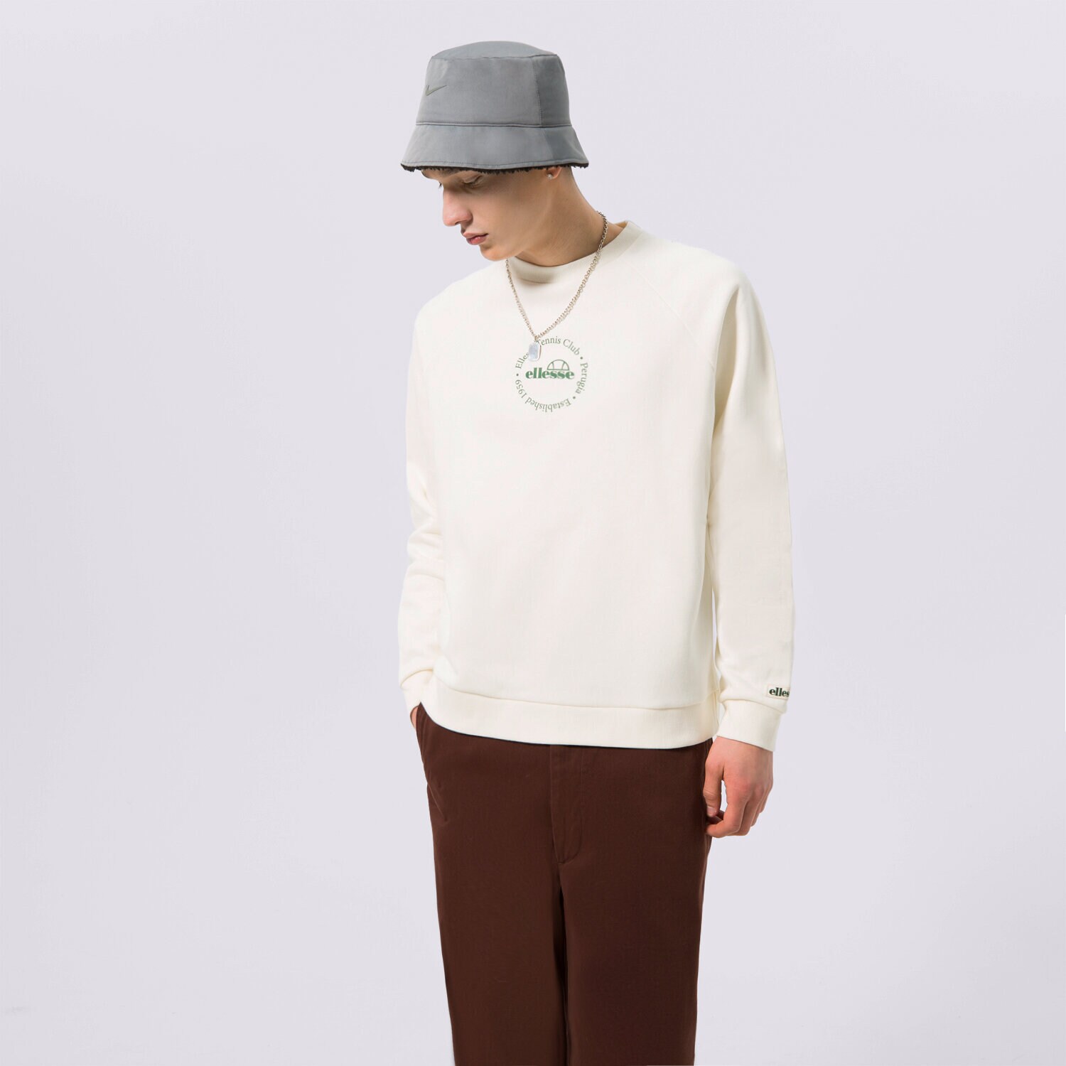 Damen ELLESSE SWEATSHIRT VOLIERO SWEATSHIRT OFF WHT SGR17619904 Weiß