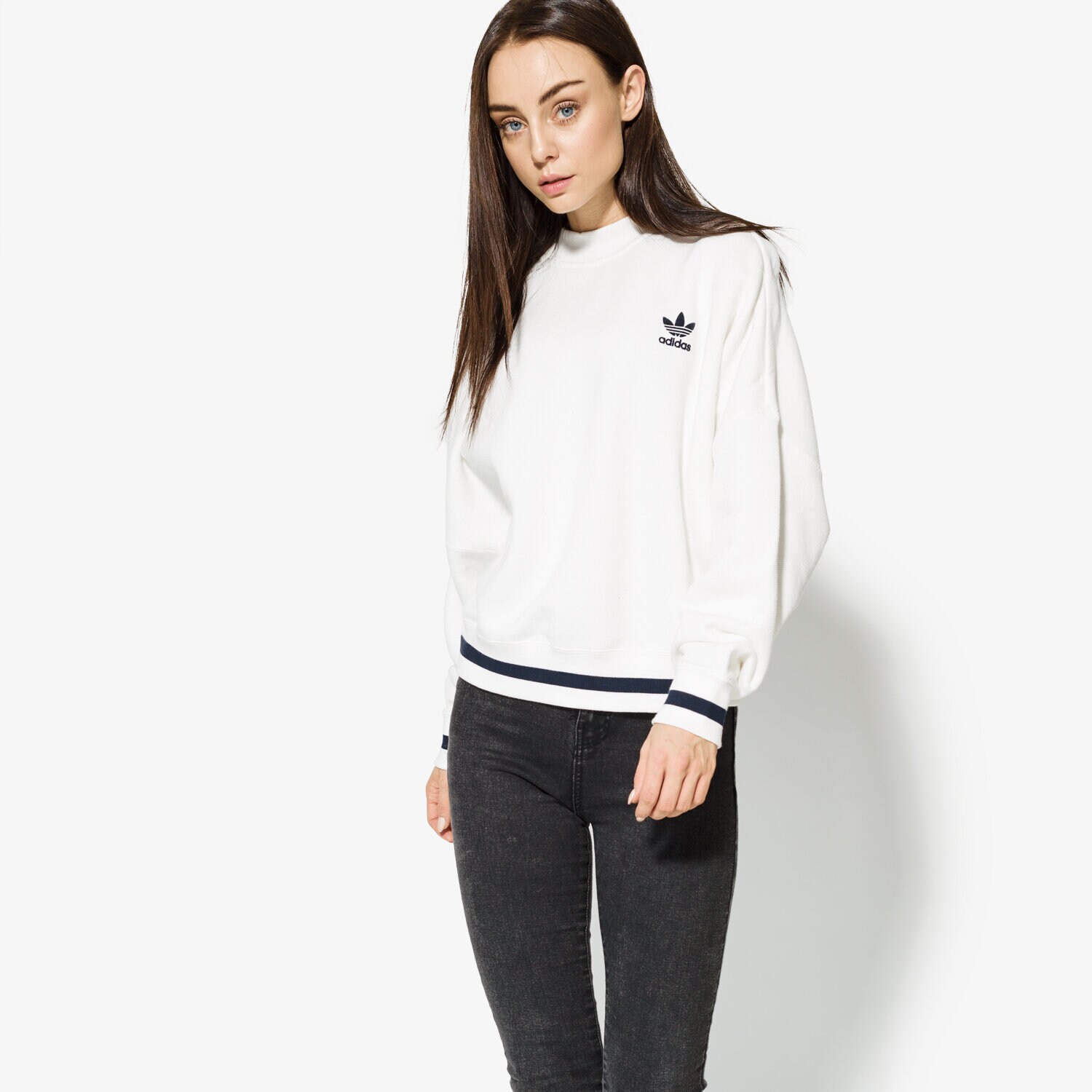 Damen ADIDAS SWEATSHIRT SWEATER BS4276 Weiß