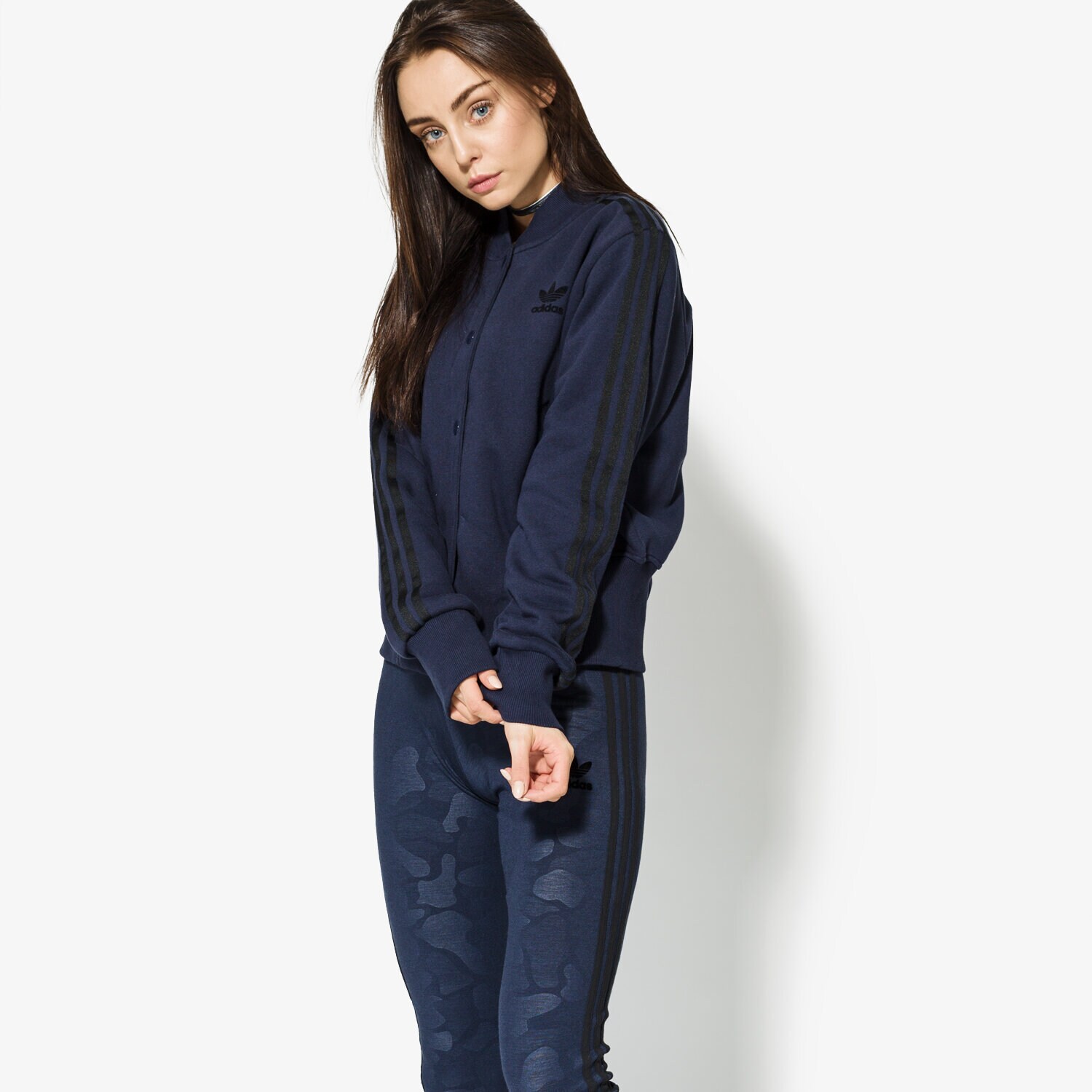 Damen Winterjacke ADIDAS JACKE COLLEGIATE TT BS4314 Dunkelblau