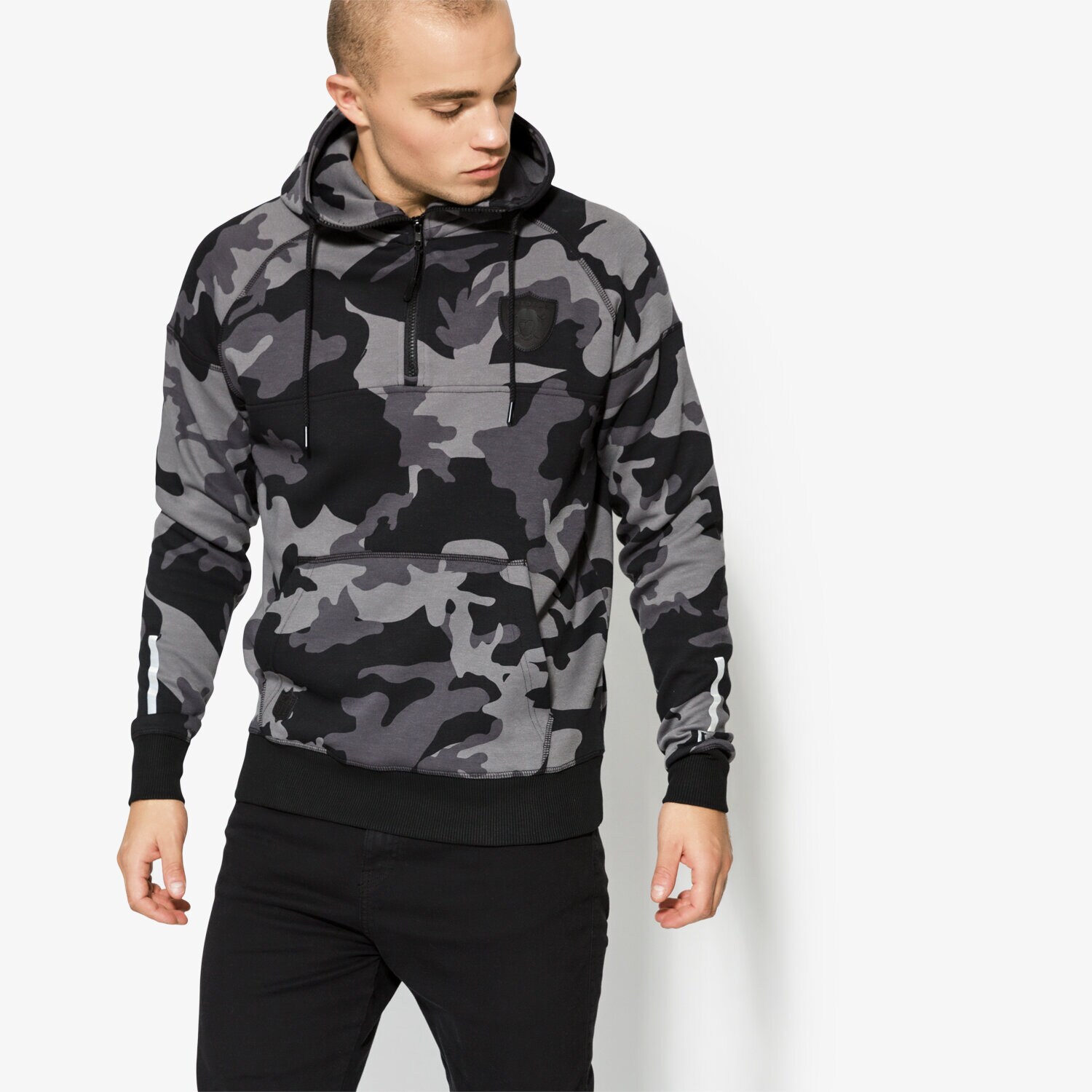 Herren NEW ERA SWEATSHIRT NTC HZ HOODIE OAK RAIDERS BLK 11493648 Schwarz