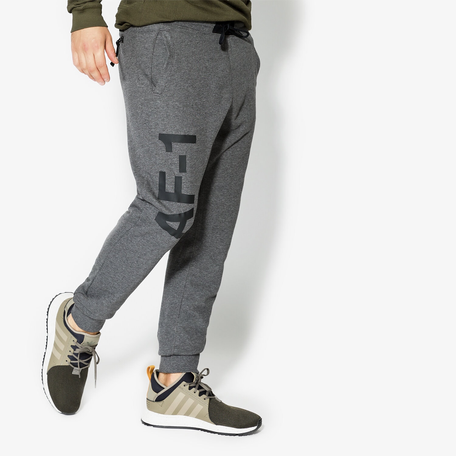 Herren Hosen NIKE HOSE M NSW JGGR FT AF1 925444071 Grau