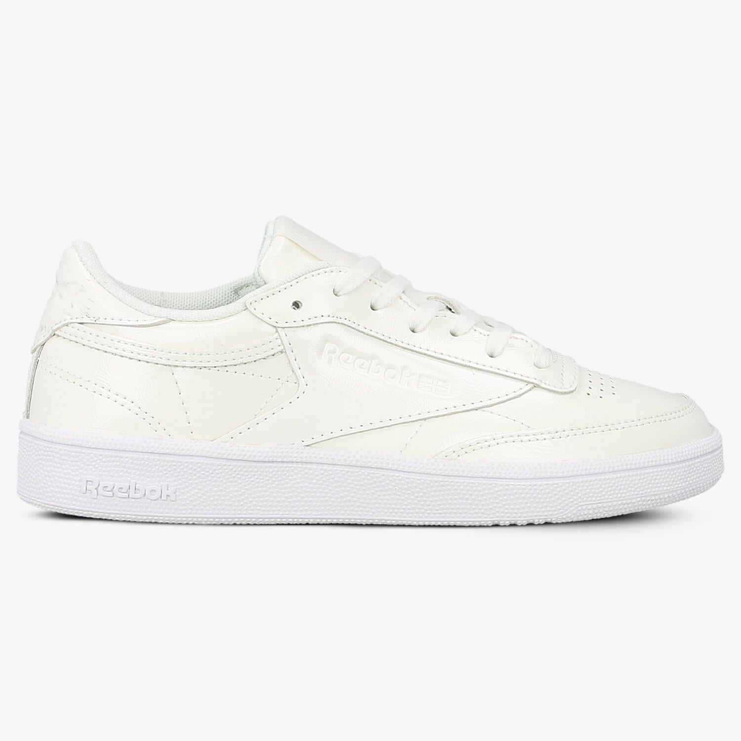 Damen Sneaker REEBOK CLUB C 85 PATENT WHITE BS9776 Weiß