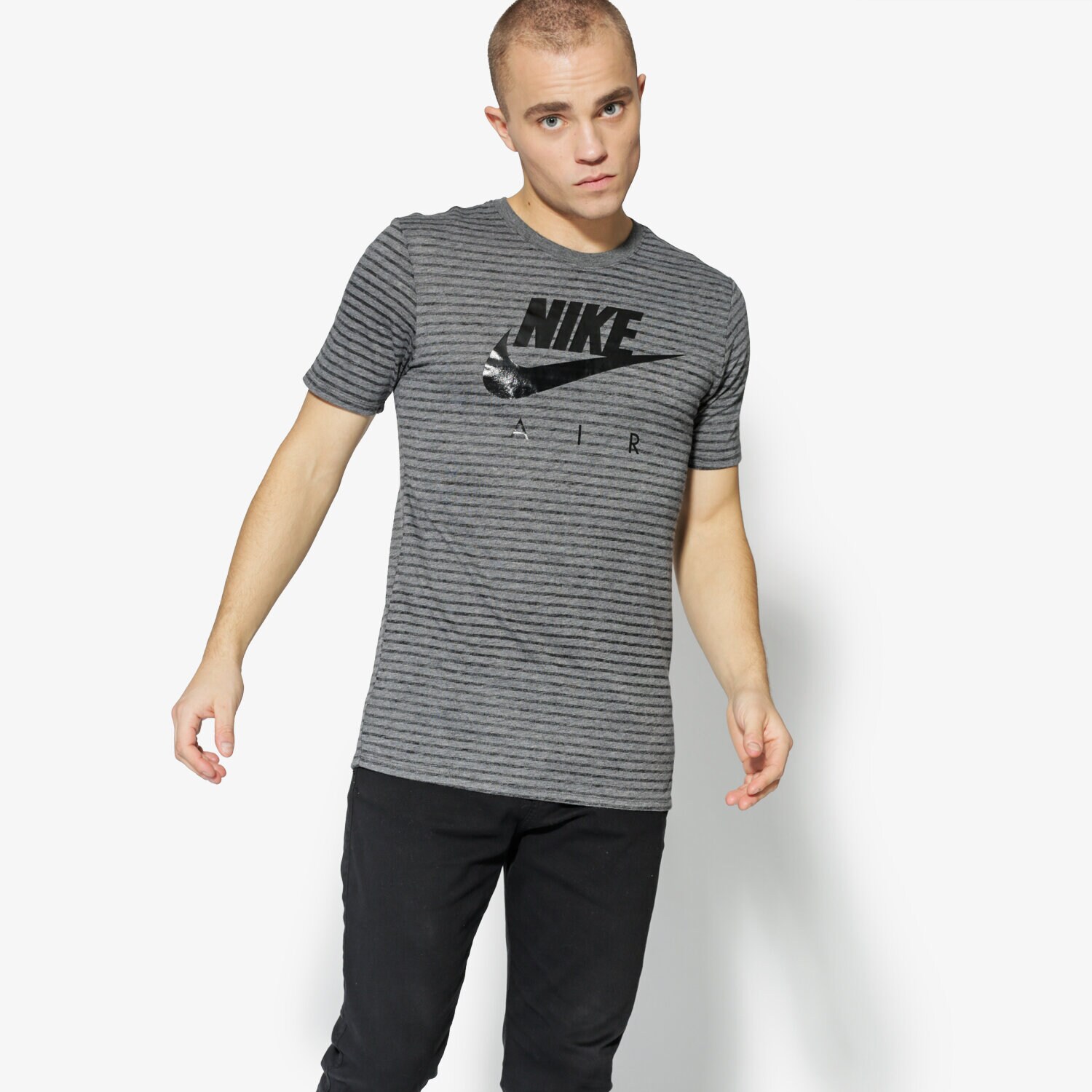 Herren T-Shirt NIKE T-SHIRT SS M NSW TEE TB AM90 2 892213-071 Grau