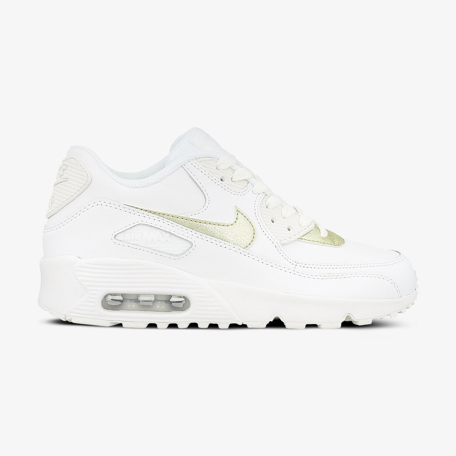 Kinder Sneaker NIKE AIR MAX 90 LTR GG 833376103 Weiß