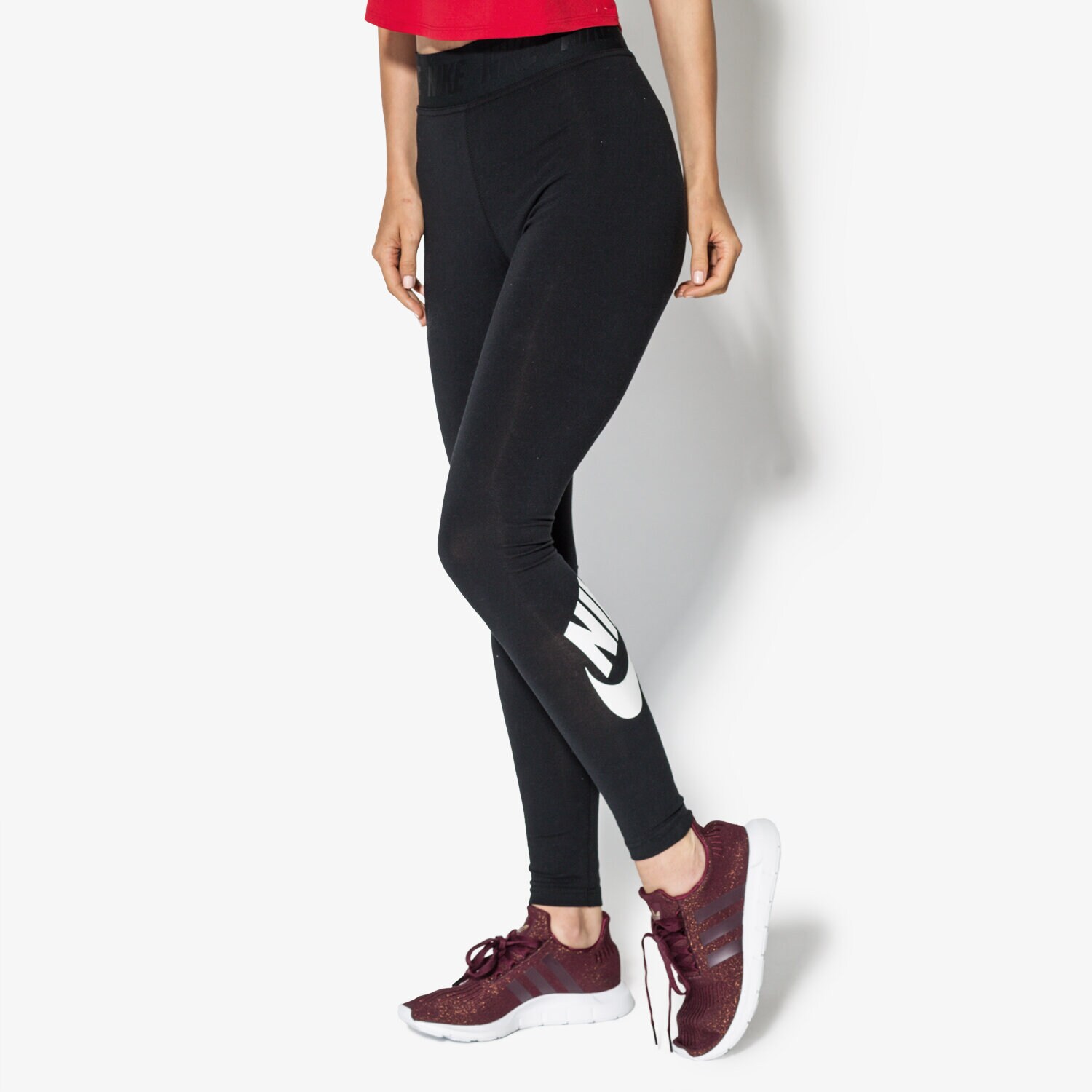 Damen Hosen NIKE LEGGINGS W NSW LGGNG LEGASEE HW 933346-010 Schwarz