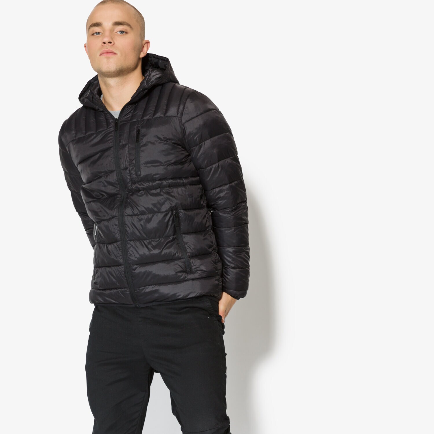 Herren Winterjacke CONFRONT JACKE DESTO CFV37KUM01001 Schwarz