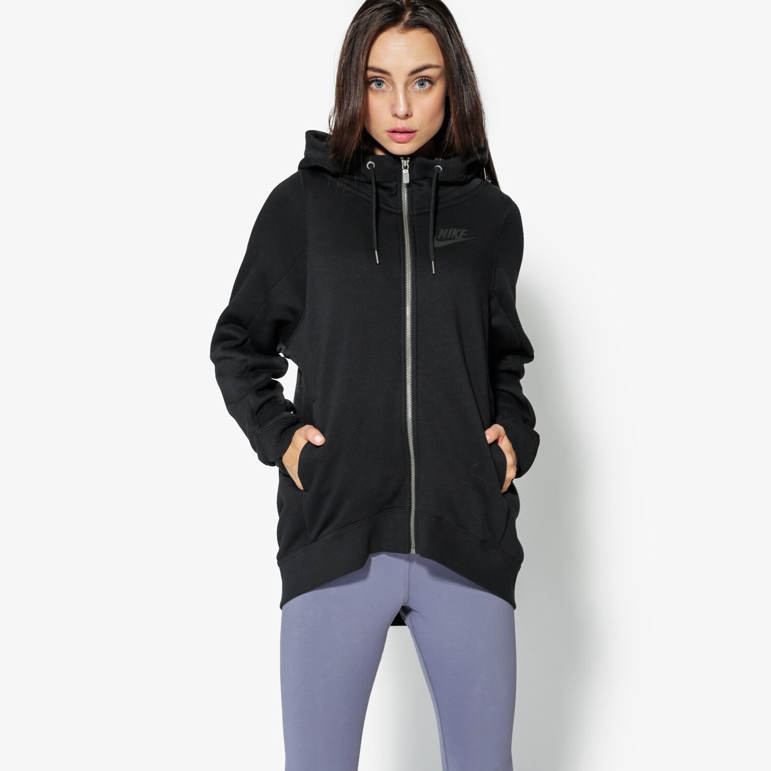Damen NIKE SWEATSHIRT W NSW MODERN CAPE 885595-010 Schwarz